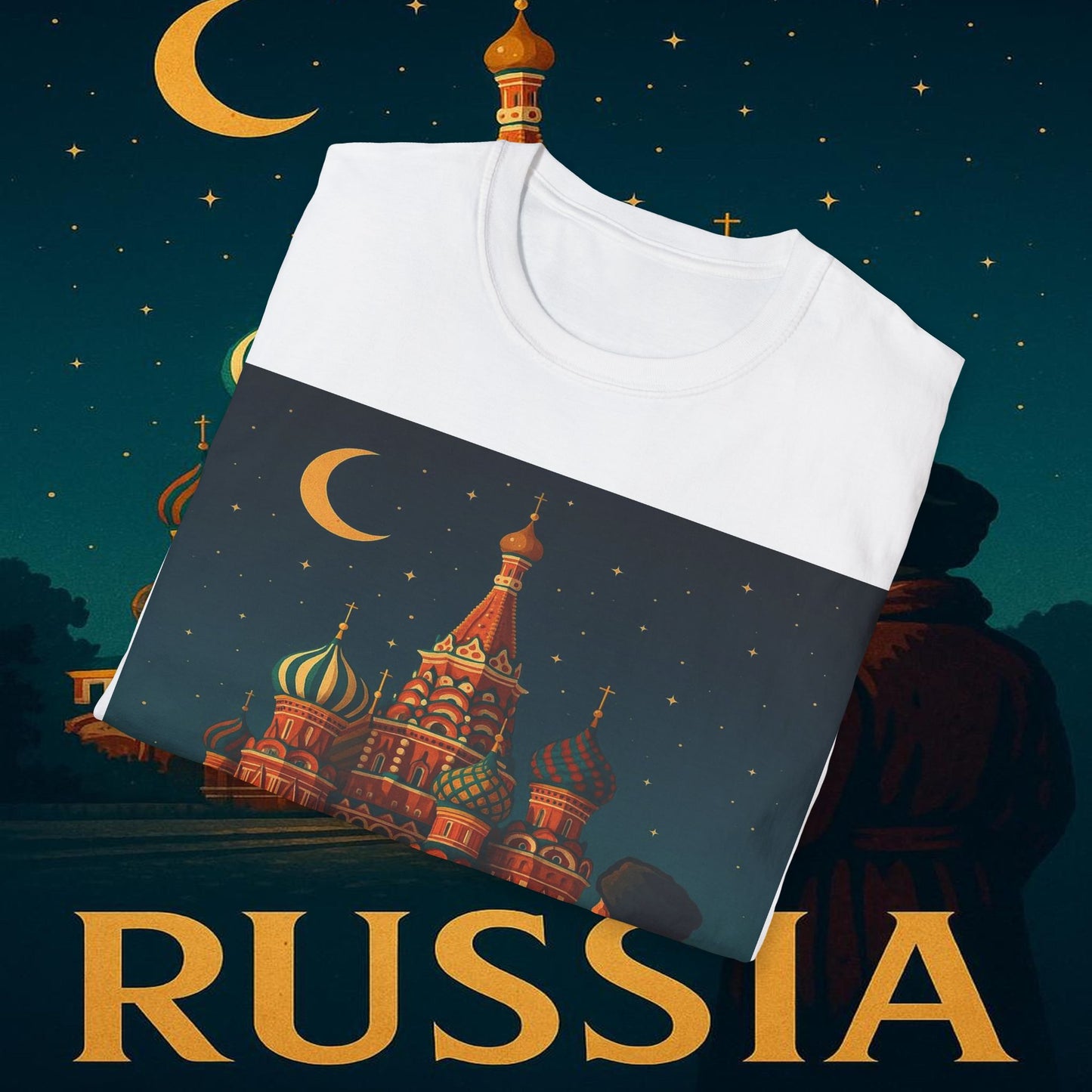 "Camiseta Rusia ❄️ – Tierra de historia, misterio y grandeza"