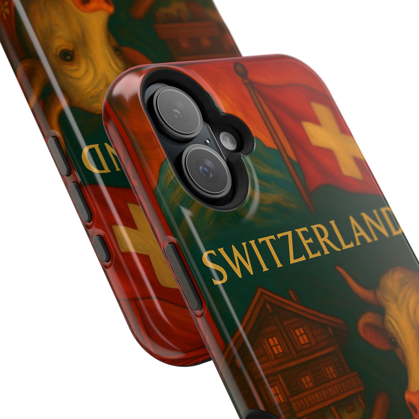 "Funda Magnética Reforzada Magnética Reforzada suiza❄️ – Tierra de montañas majestuosas y precisión legendaria"