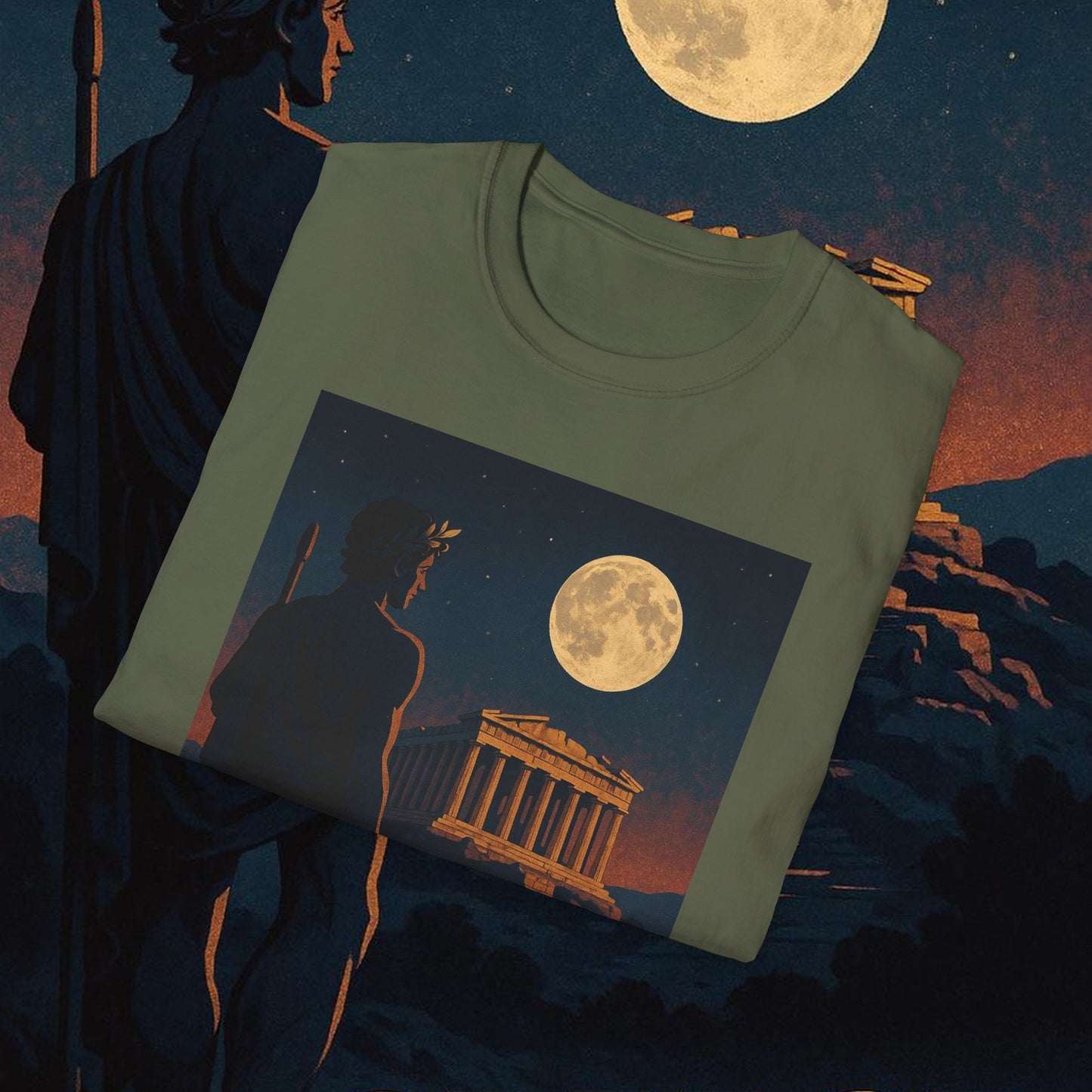 "Camiseta Grecia: Cuna de Dioses, Maravillas y Filosofía 🌊🏛️⚡"