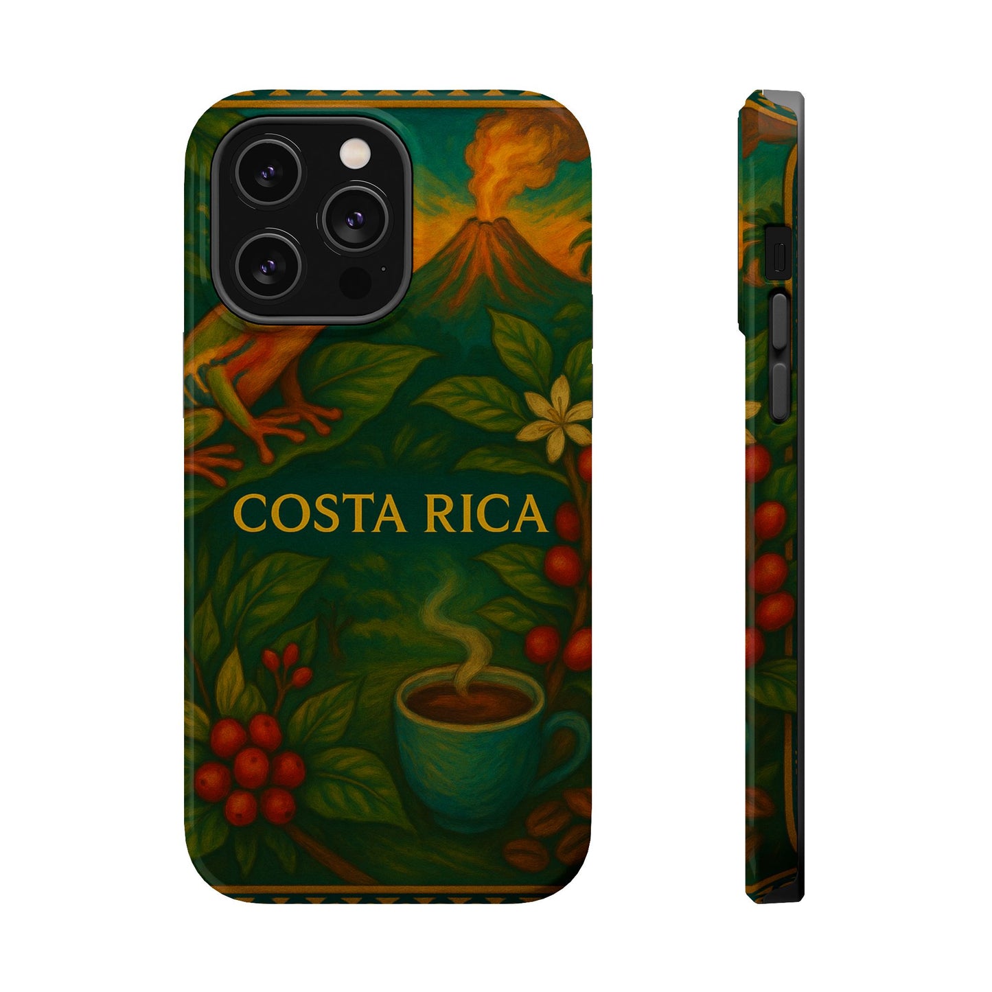 "Funda Magnética Reforzada Magnética Reforzada Costa Rica: Pura Vida entre Volcanes y Selvas 🌋🌴🦜"