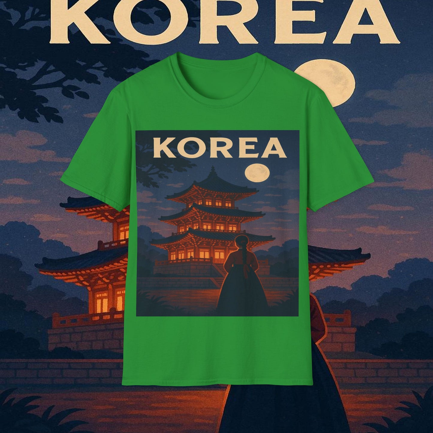"Camiseta corea 🌸 – Tradición milenaria y modernidad vibrante"
