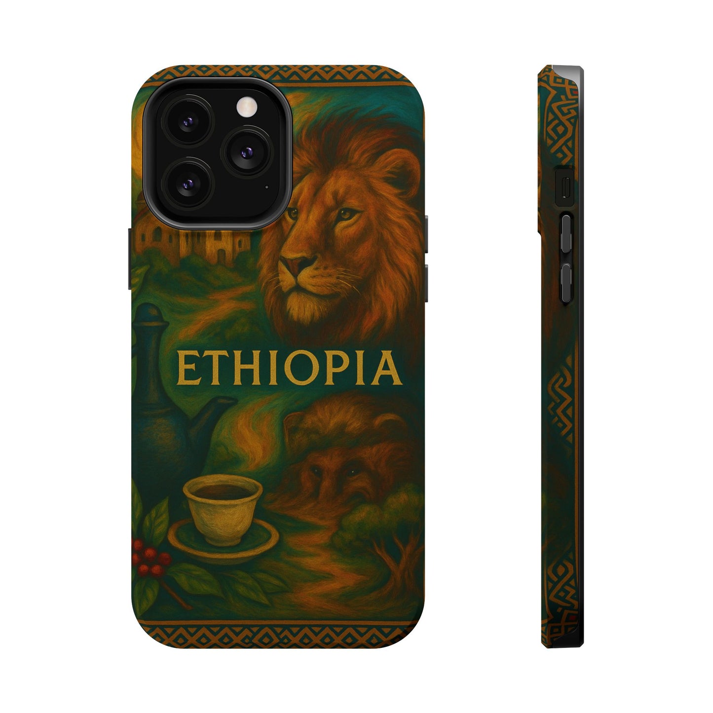 "Reinforced Magnetic Case Ethiopia – Sacred Land and Ancestral Soul"