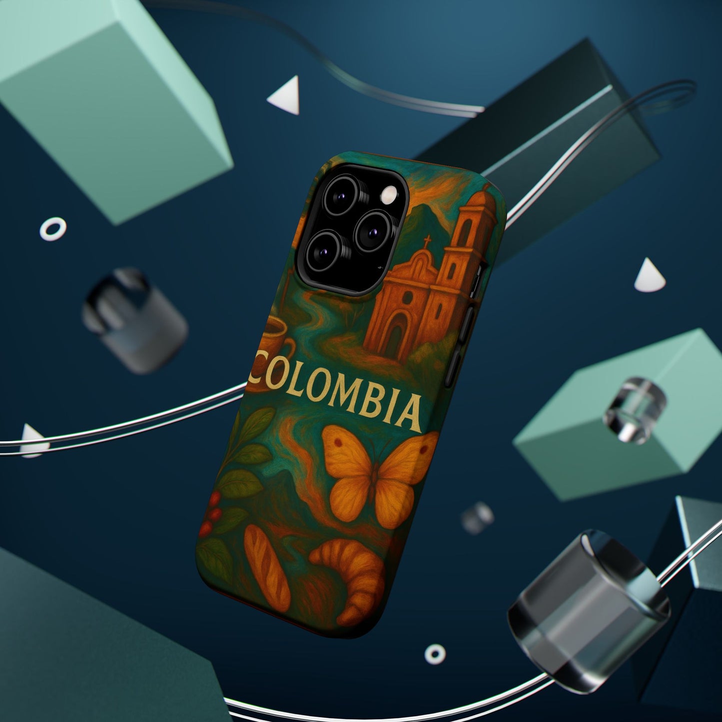 "Funda Magnética Reforzada Colombia: Magia de Colores, Café y Tradición ☕🎨🌄"