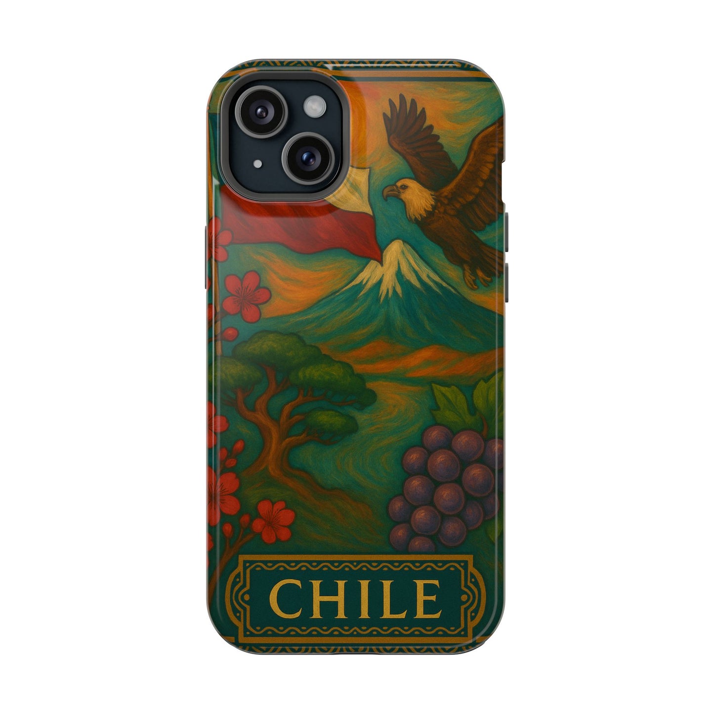 "Funda Magnética Reforzada Magnética Reforzada Chile: Naturaleza Indómita y Horizontes Eternos 🏔️🍇🏜️"
