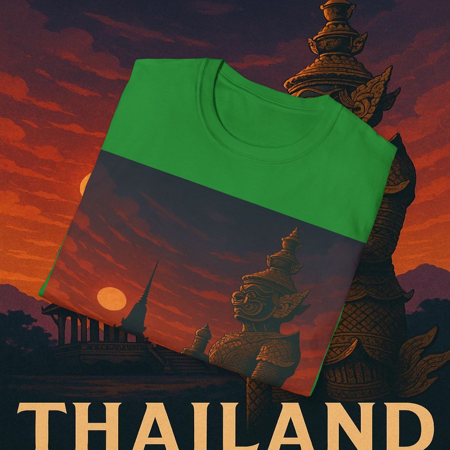 "Camiseta Thailand🌴 – El Reino de las Sonrisas y la Aventura"