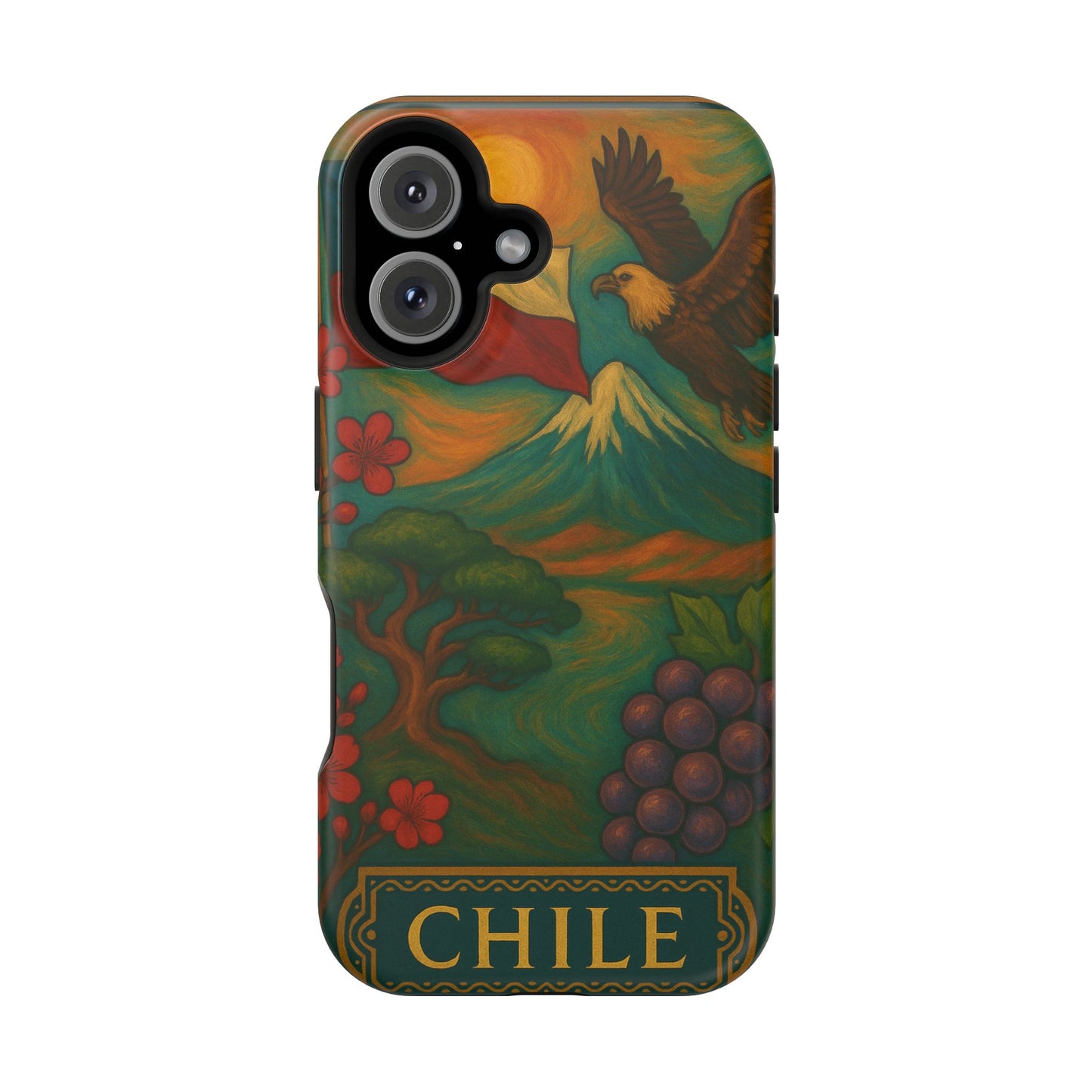 "Funda Magnética Reforzada Magnética Reforzada Chile: Naturaleza Indómita y Horizontes Eternos 🏔️🍇🏜️"