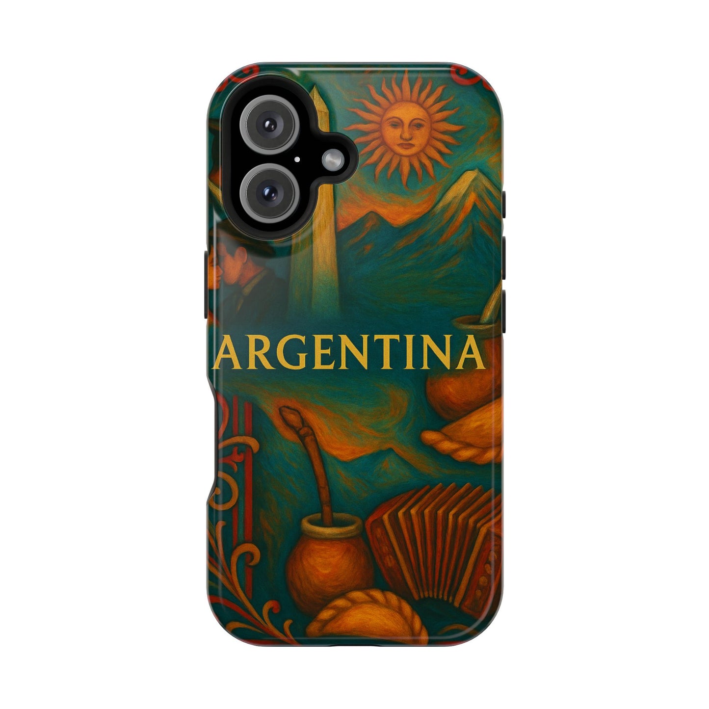 "Funda Magnética Reforzada Argentina: Pasión, Tradición y Tierra de Sueños🔥🏞️"