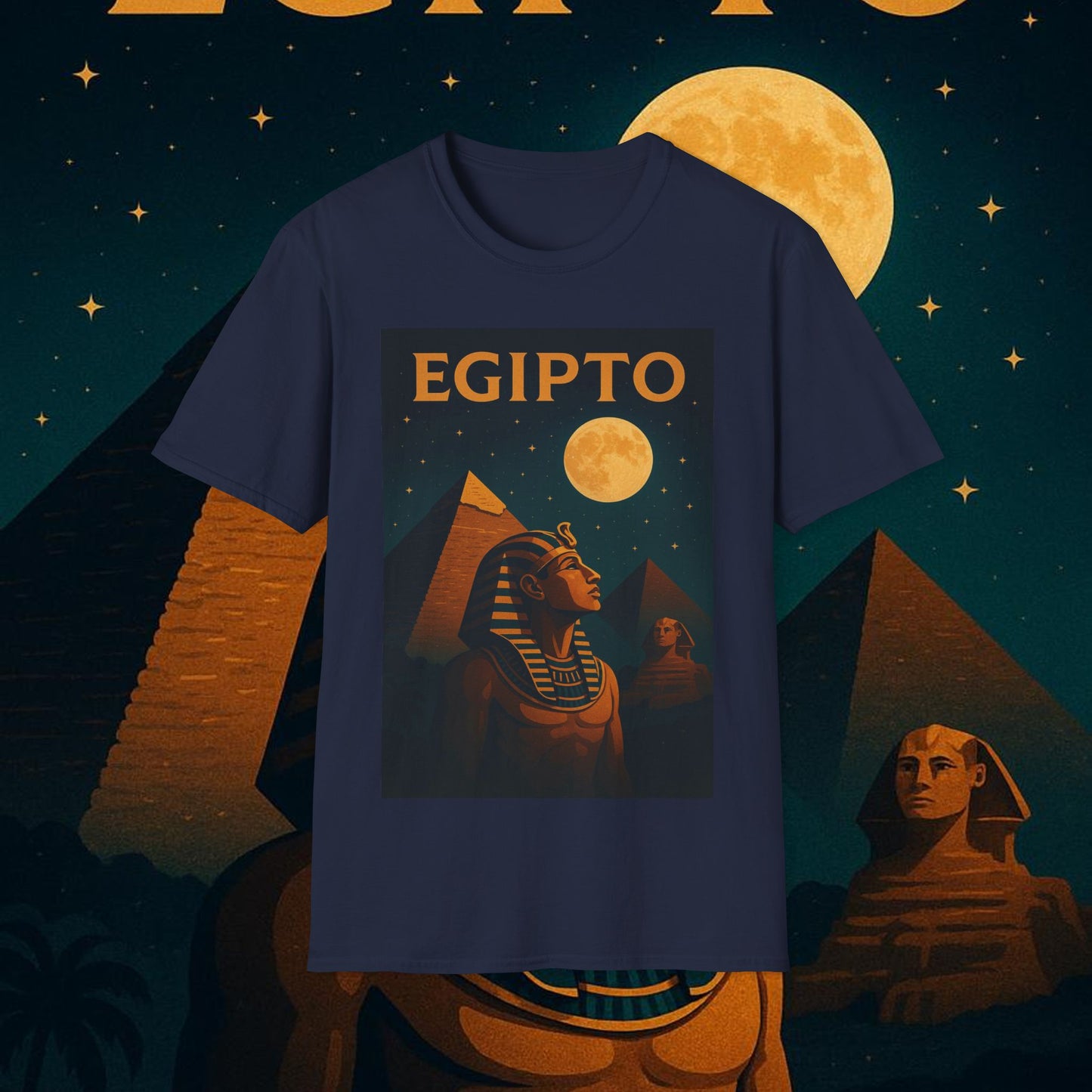"Camiseta Egipto Misterio Dorado del Nilo 🏺🌅🐫"