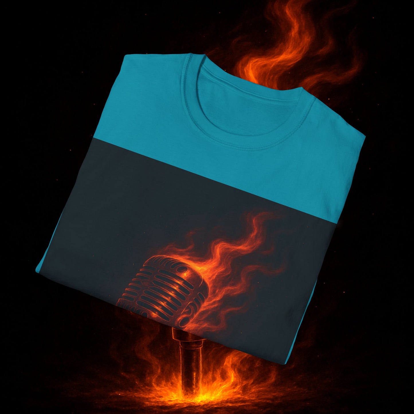 "Camiseta voz 🎤🔥Dilo con fuego. Cántalo con alma.” 🔥🎤
