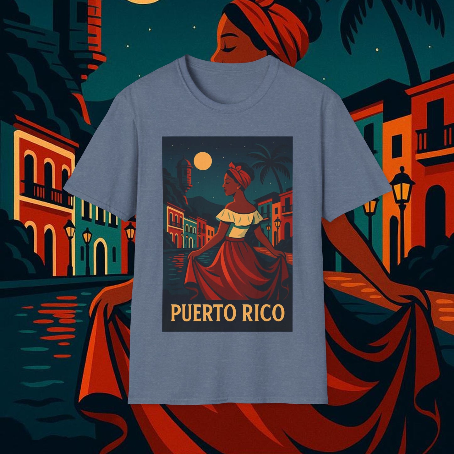 "Camiseta Puerto Rico – Ritmo, alma y color caribeño"