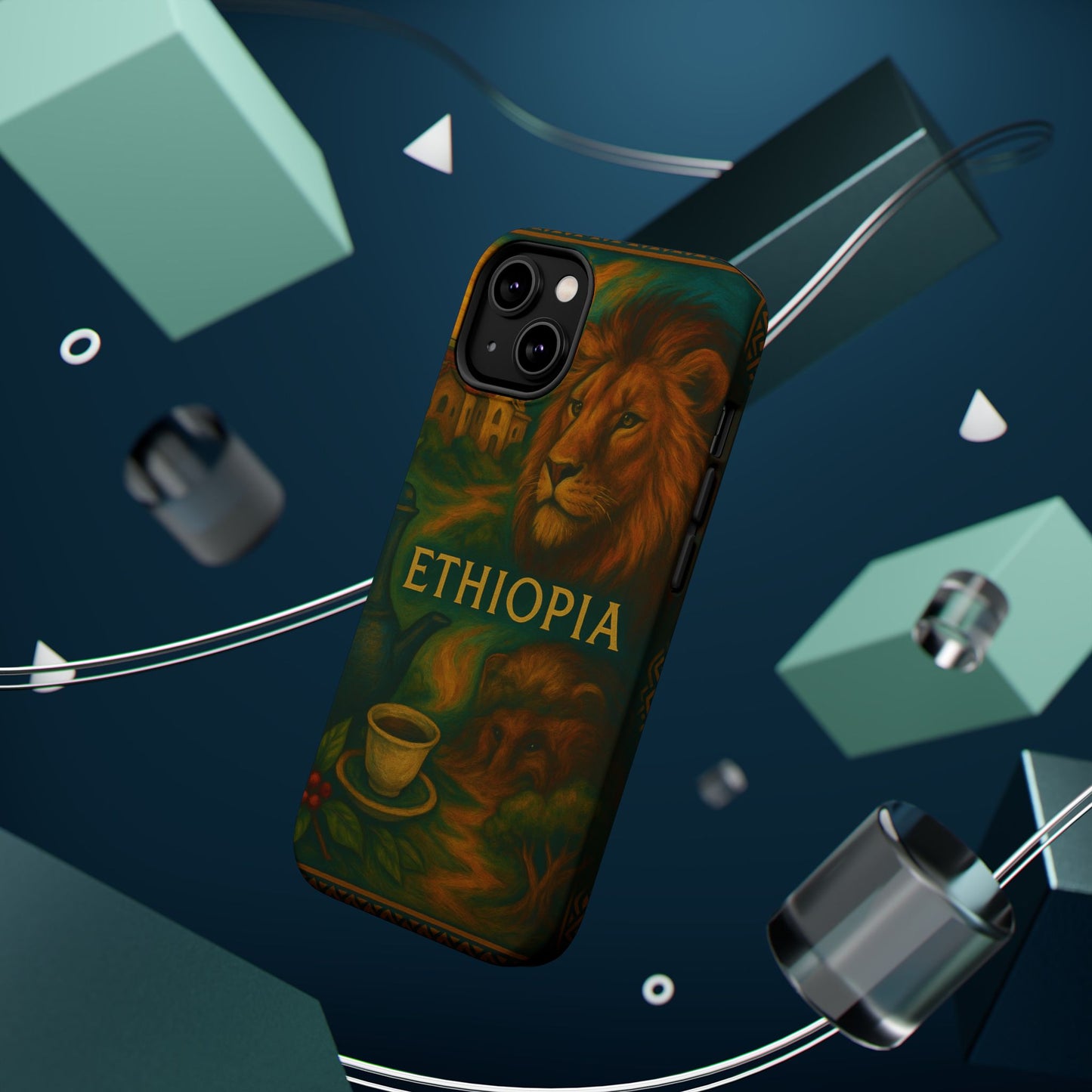 "Reinforced Magnetic Case Ethiopia – Sacred Land and Ancestral Soul"