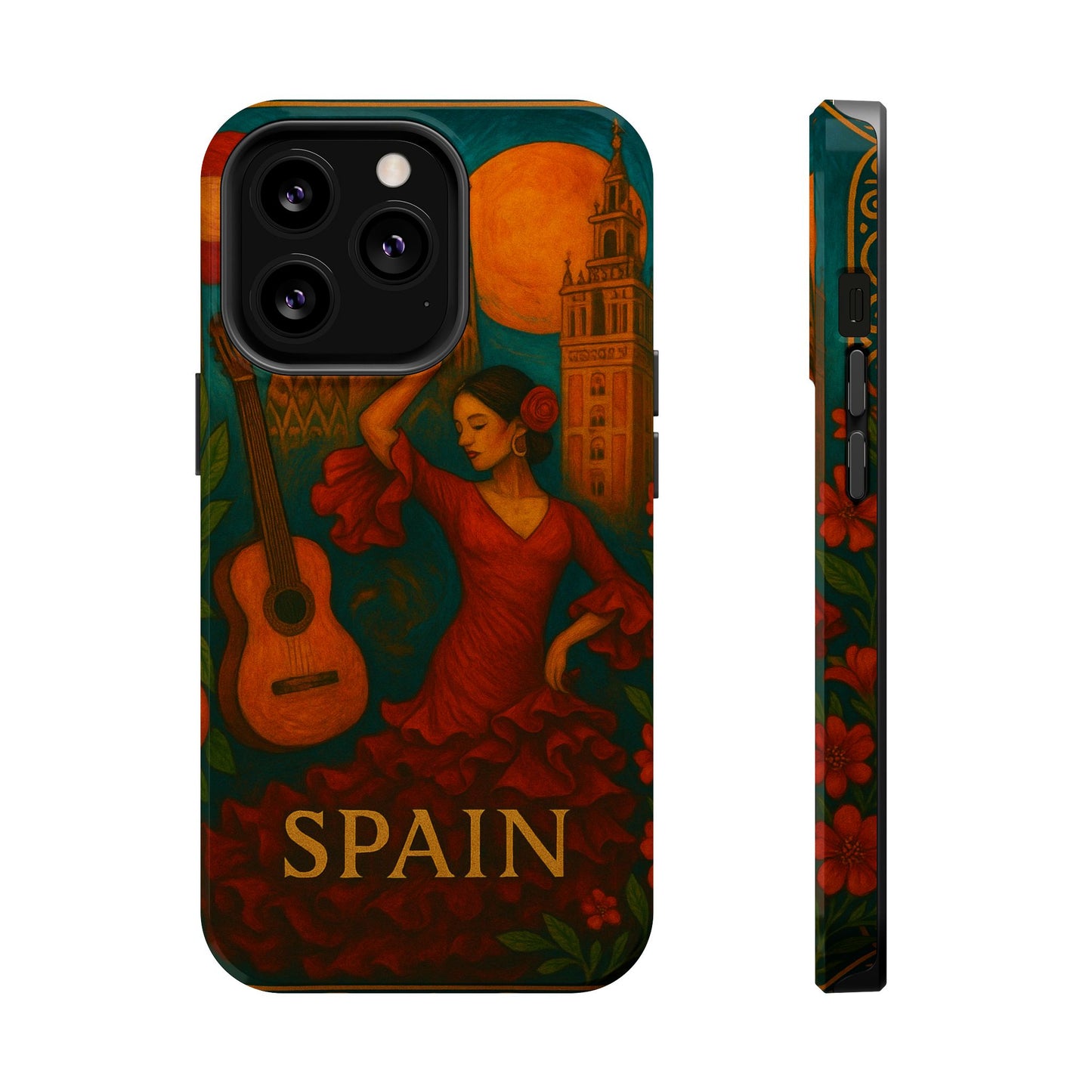 "Funda Magnética Reforzada Magnética Reforzada España: Pasión, Arte y Sabores que Enamoran 🎨💃🍷"