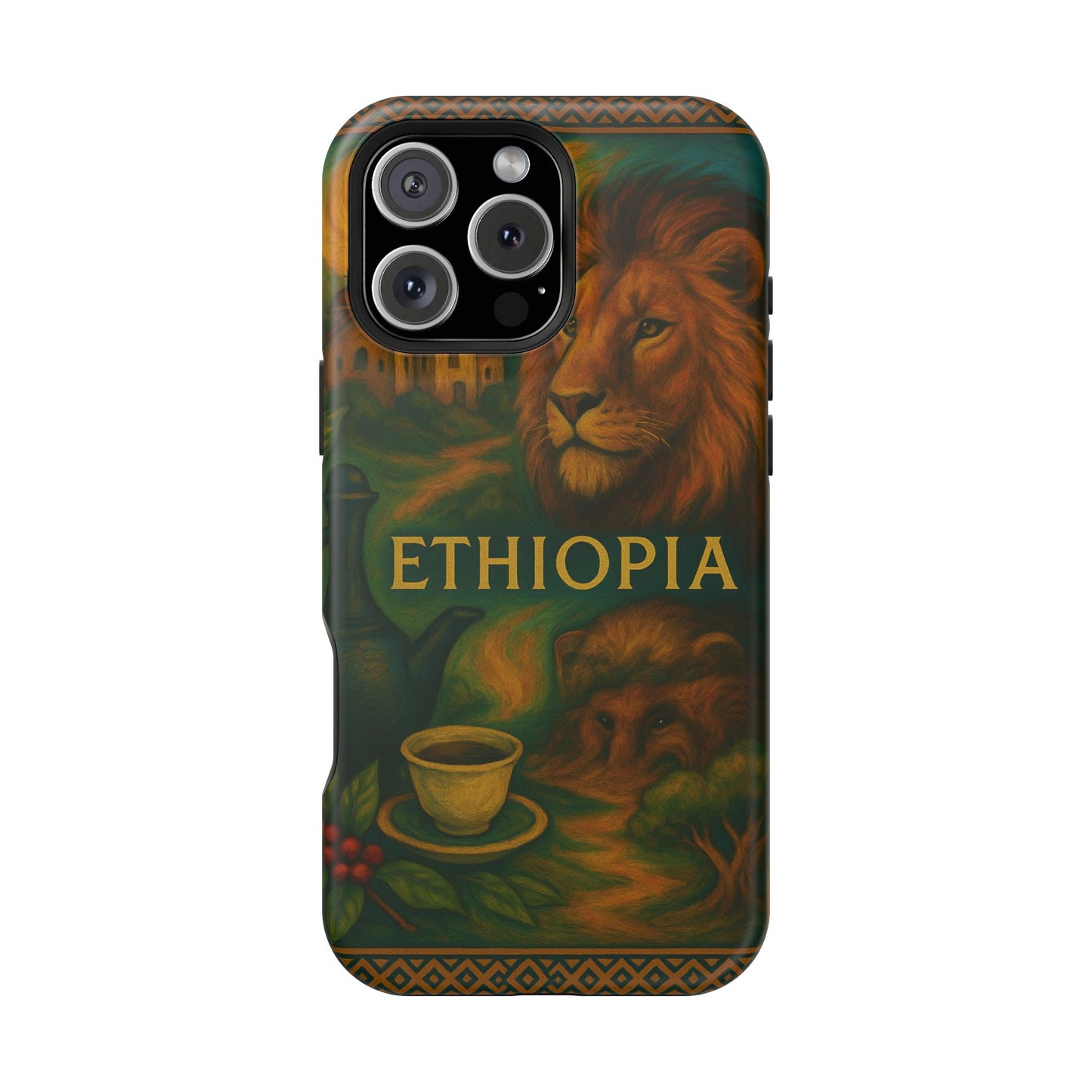 "Reinforced Magnetic Case Ethiopia – Sacred Land and Ancestral Soul"