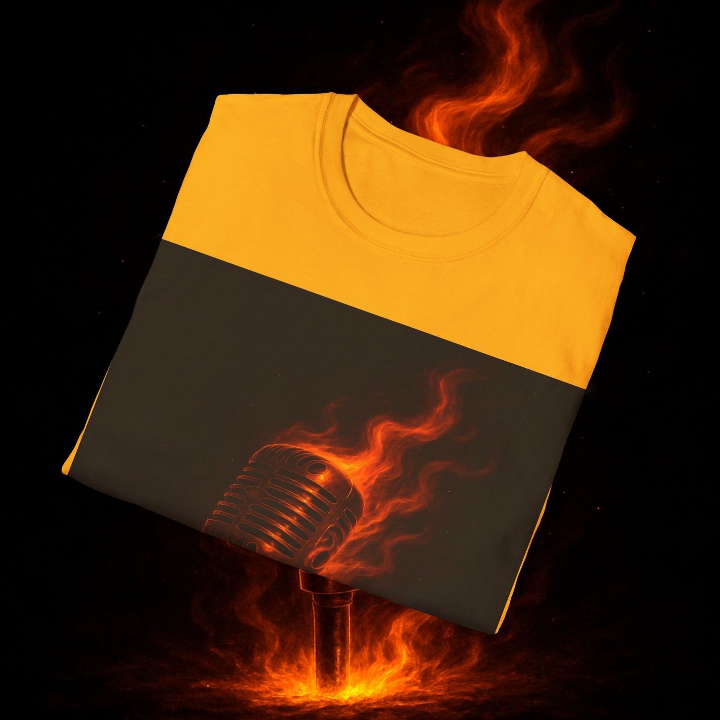 "Camiseta voz 🎤🔥Dilo con fuego. Cántalo con alma.” 🔥🎤