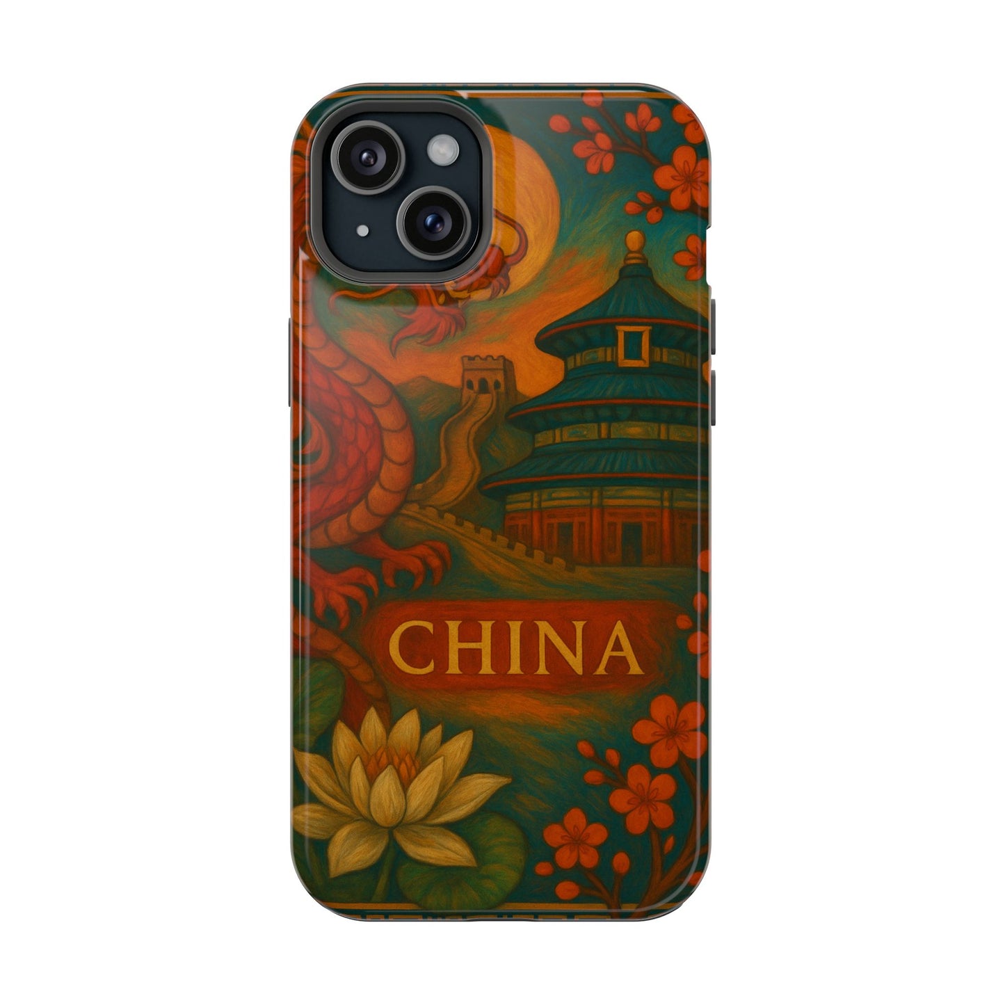 "Funda Magnética Reforzada Magnética Reforzada China – Dragones, murallas y leyendas eternas"