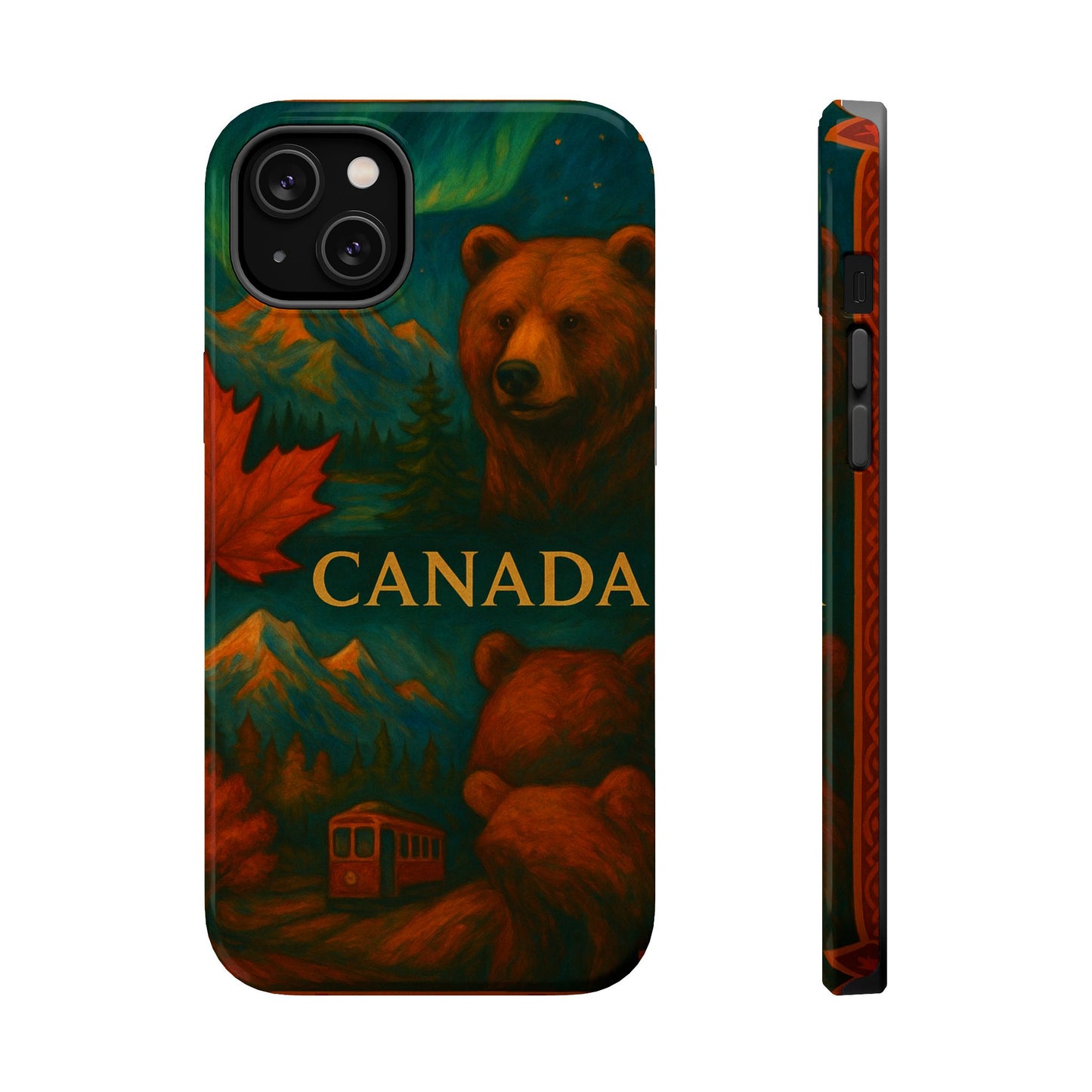 "Funda Magnética Reforzada Magnética Reforzada Canadá: Naturaleza Majestuosa y Espíritu Libre 🍁🏞️🦌"