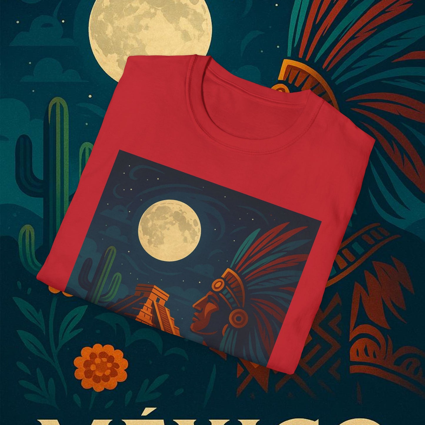 "Camiseta México: Tierra de Colores, Cultura y Corazón 🌵🎉🪅"