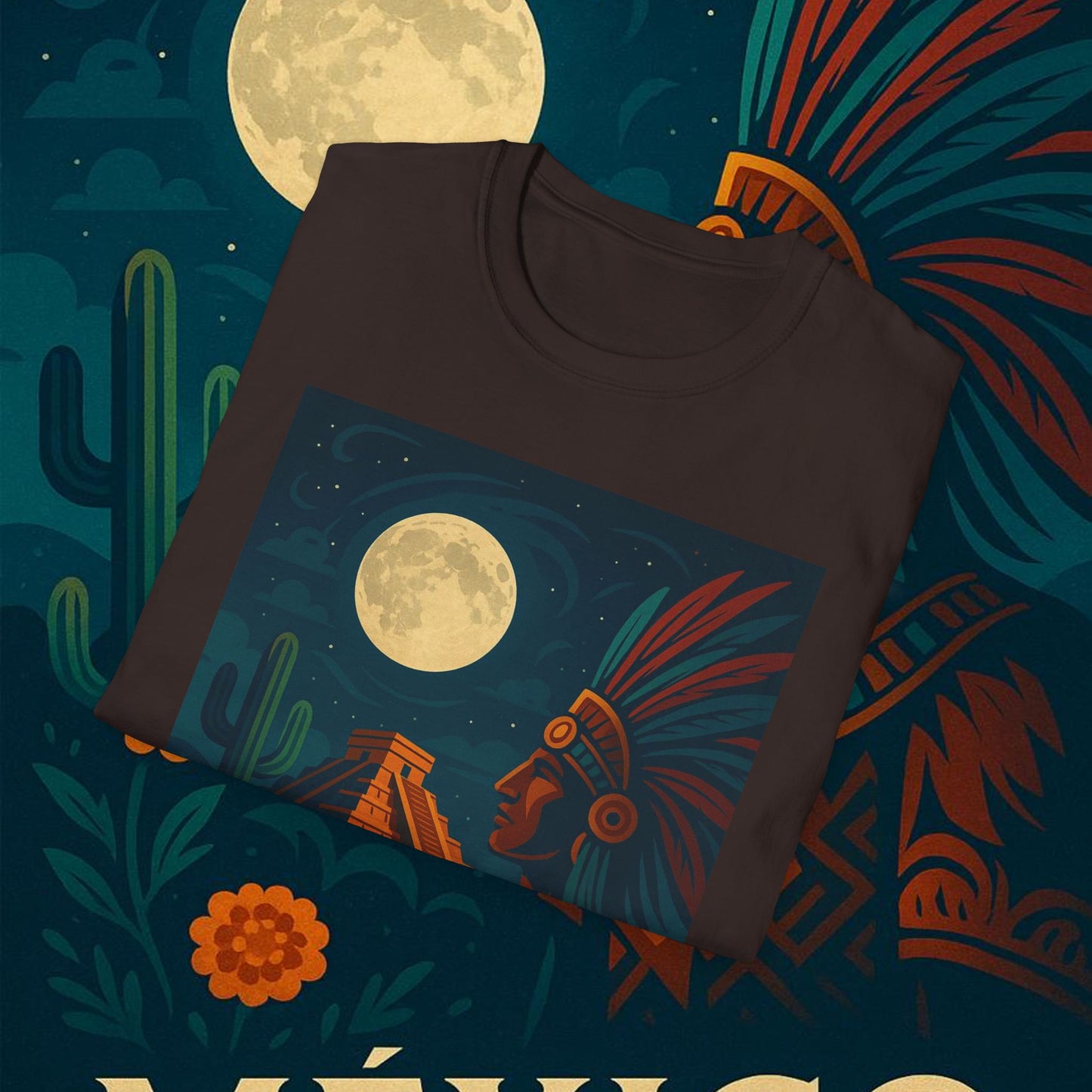 "Camiseta México: Tierra de Colores, Cultura y Corazón 🌵🎉🪅"