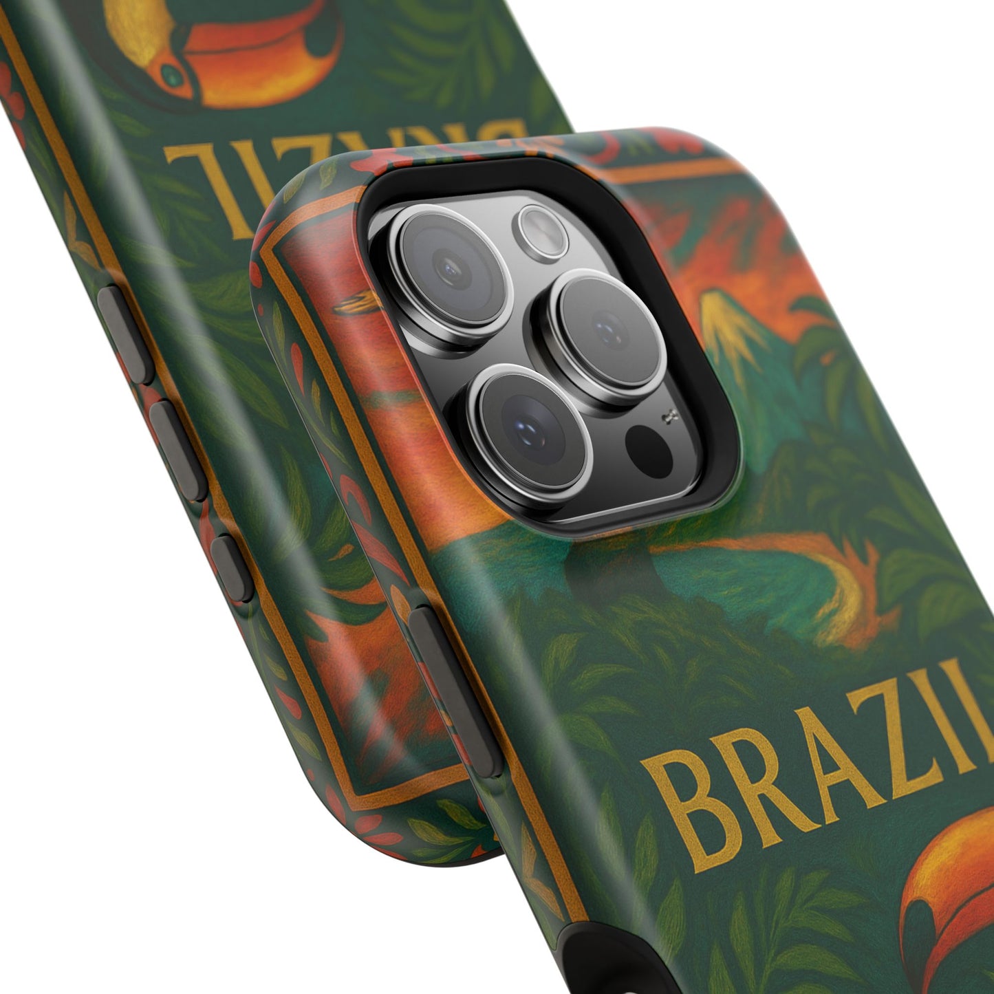 "Funda Magnética Reforzada Magnética Reforzada Brasil: Ritmo, Naturaleza y Alegría Infinita 🎶🌴🏖️"