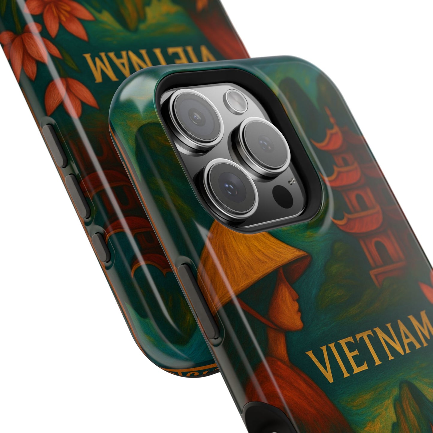 "Reinforced Magnetic Case Vietnam: Tradition, Nature and Ancestral Legends 🎋🏯🐉"
