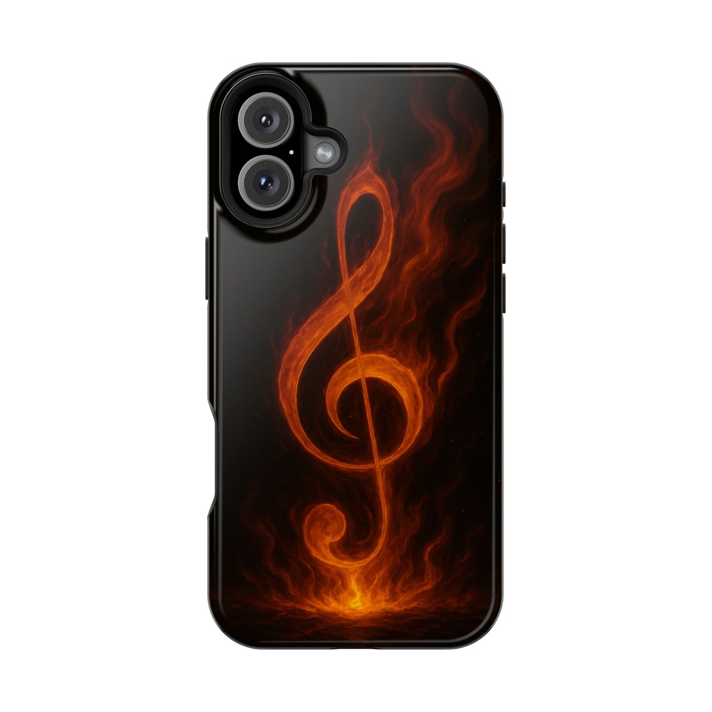 "Reinforced Magnetic Case Reinforced Magnetic Treble Clef 🎼🔥Where a note is born... a flame is born.” 🔥🎼