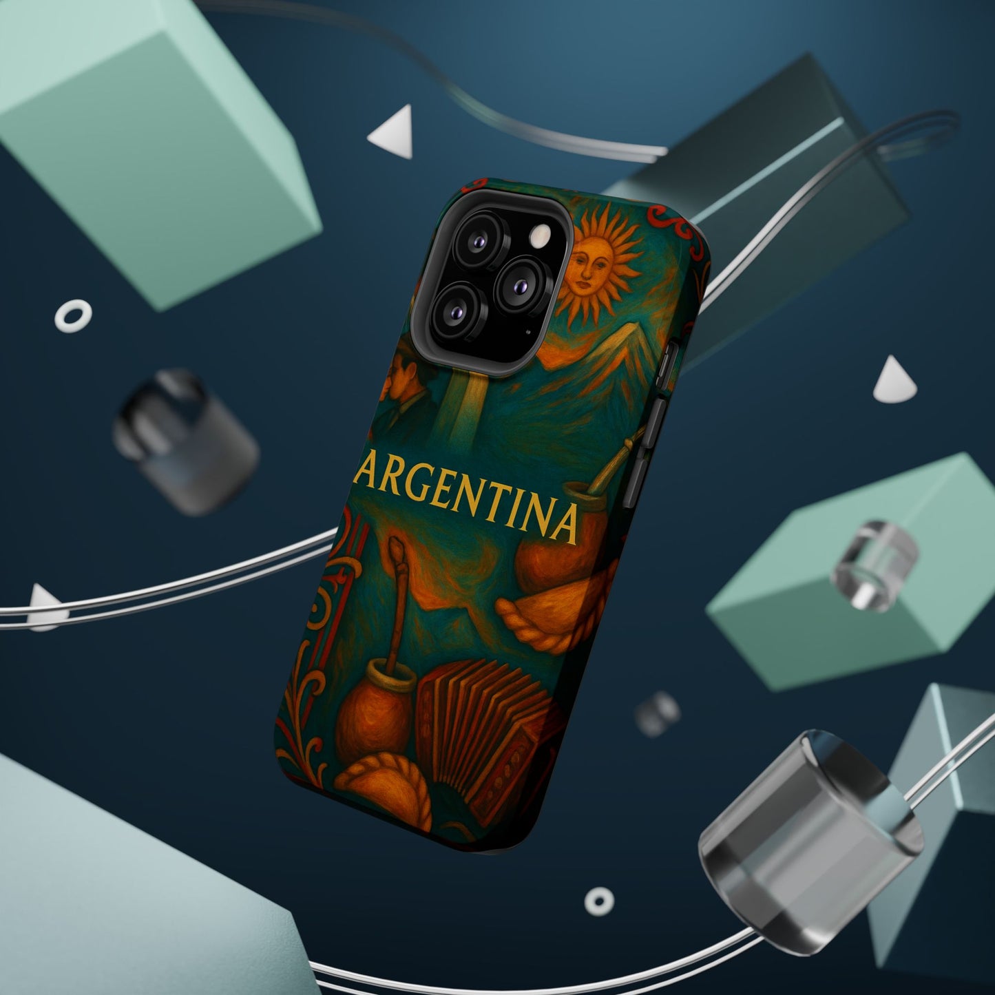 "Funda Magnética Reforzada Argentina: Pasión, Tradición y Tierra de Sueños🔥🏞️"