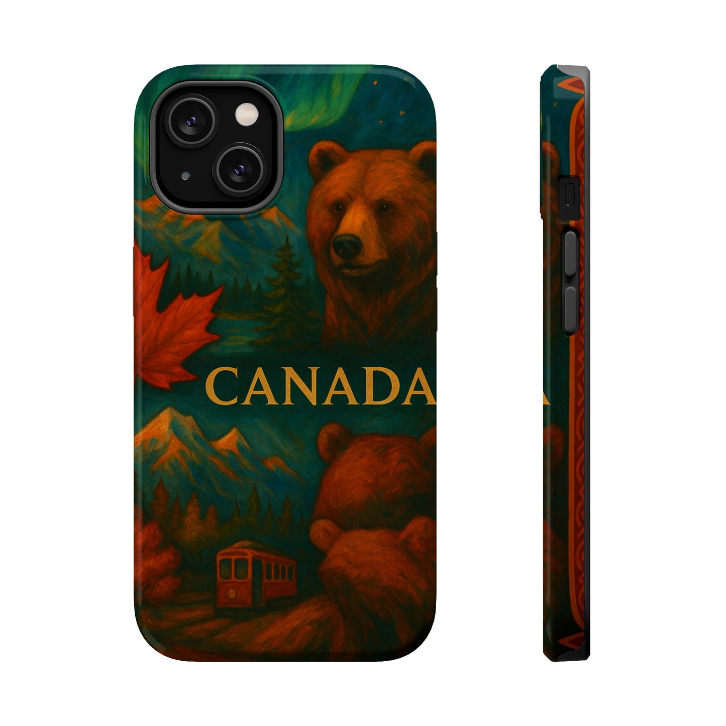 "Funda Magnética Reforzada Magnética Reforzada Canadá: Naturaleza Majestuosa y Espíritu Libre 🍁🏞️🦌"