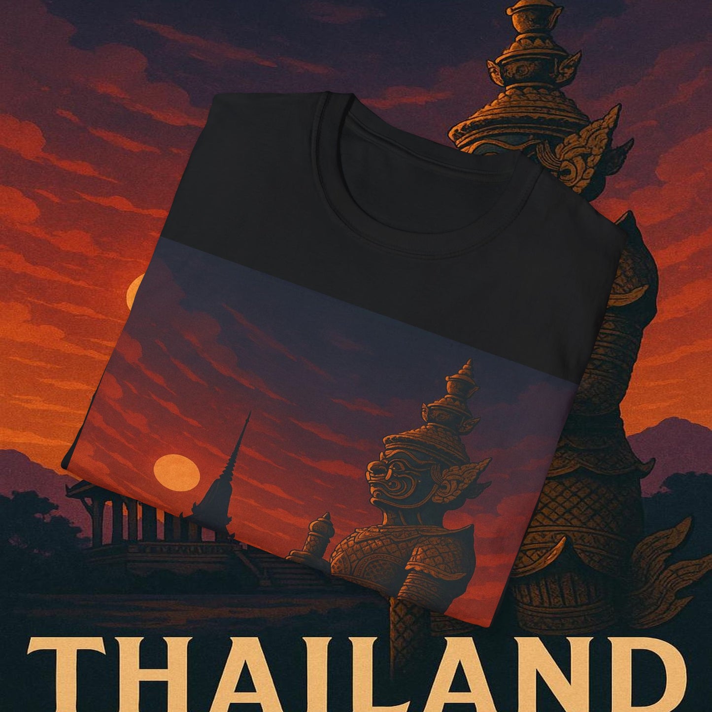 "Camiseta Thailand🌴 – El Reino de las Sonrisas y la Aventura"