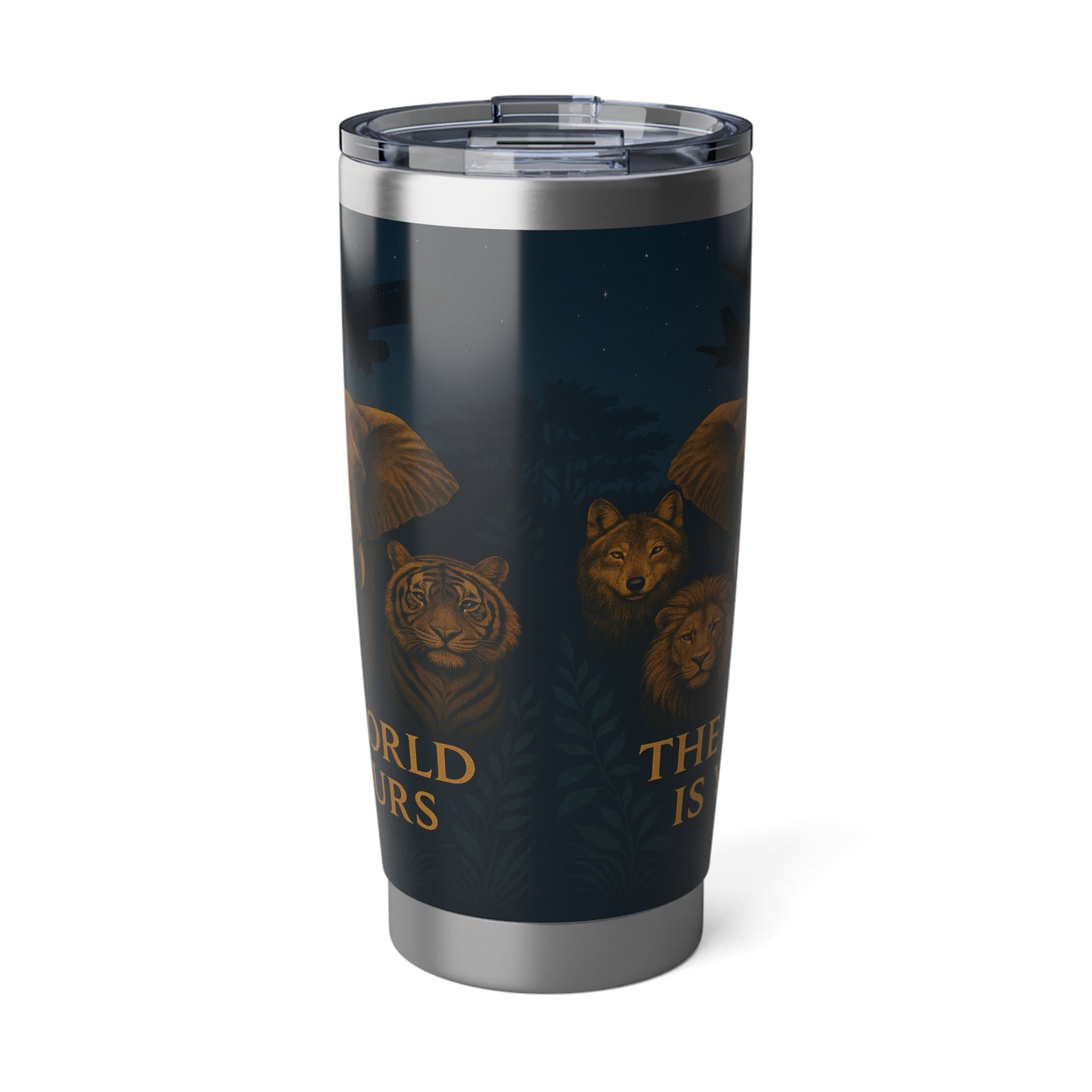 "Vaso Térmico Vagabond 20oz El mundo es tuyo"🌍✨