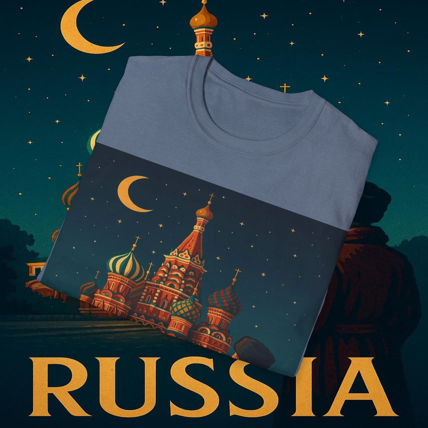 "Camiseta Rusia ❄️ – Tierra de historia, misterio y grandeza"