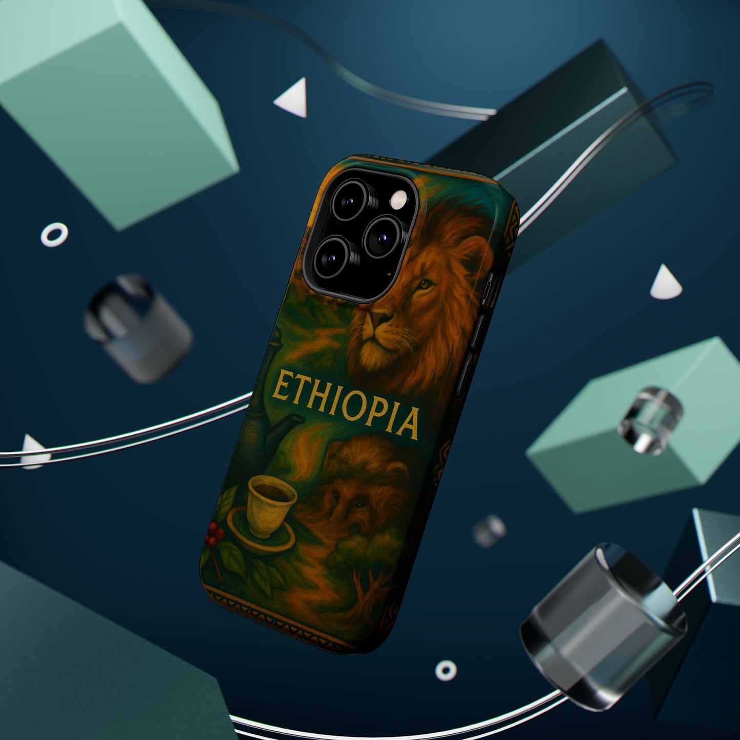 "Reinforced Magnetic Case Ethiopia – Sacred Land and Ancestral Soul"
