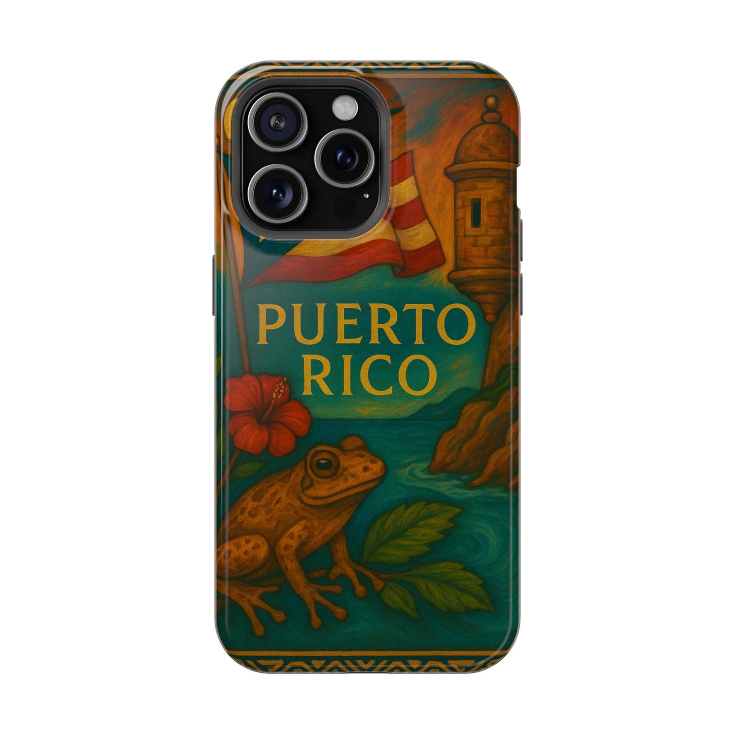 "Reinforced Magnetic Case Puerto Rico – Caribbean rhythm, soul, and color"