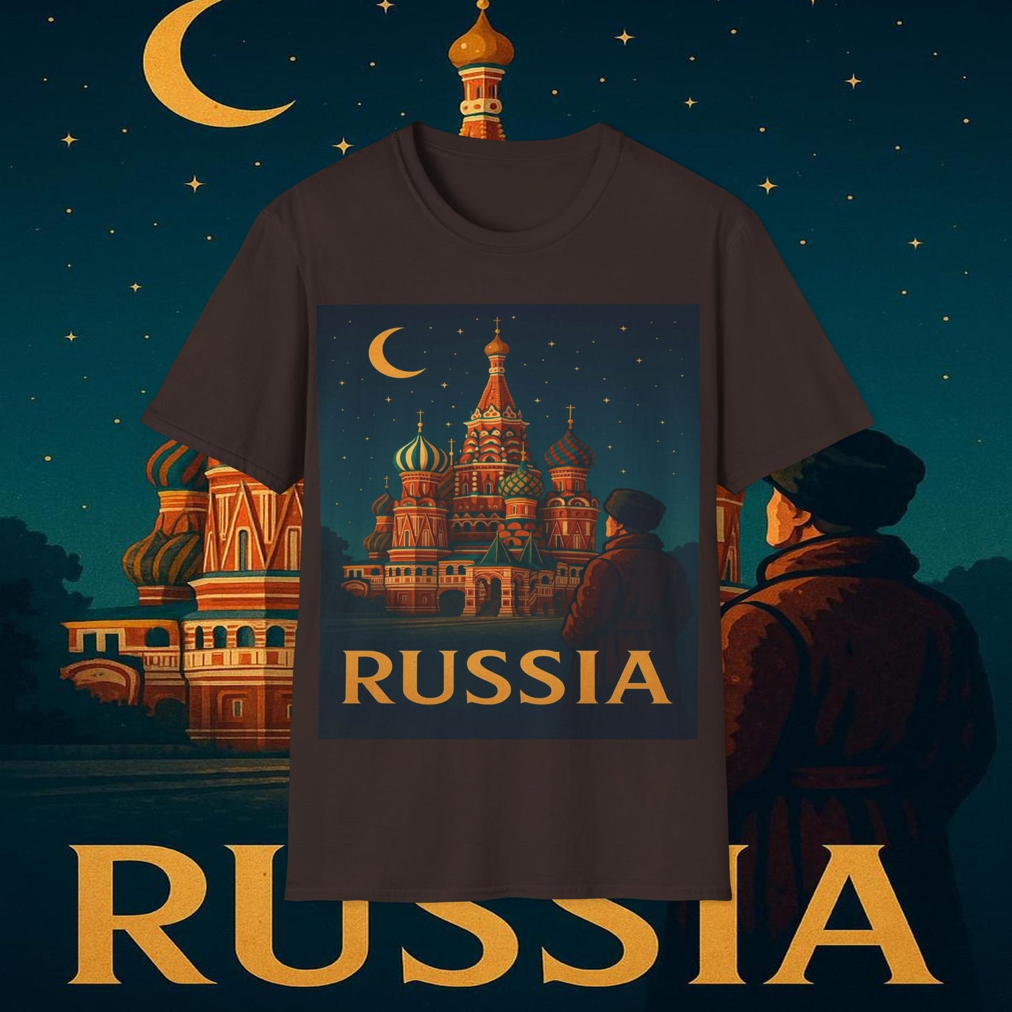 "Camiseta Rusia ❄️ – Tierra de historia, misterio y grandeza"