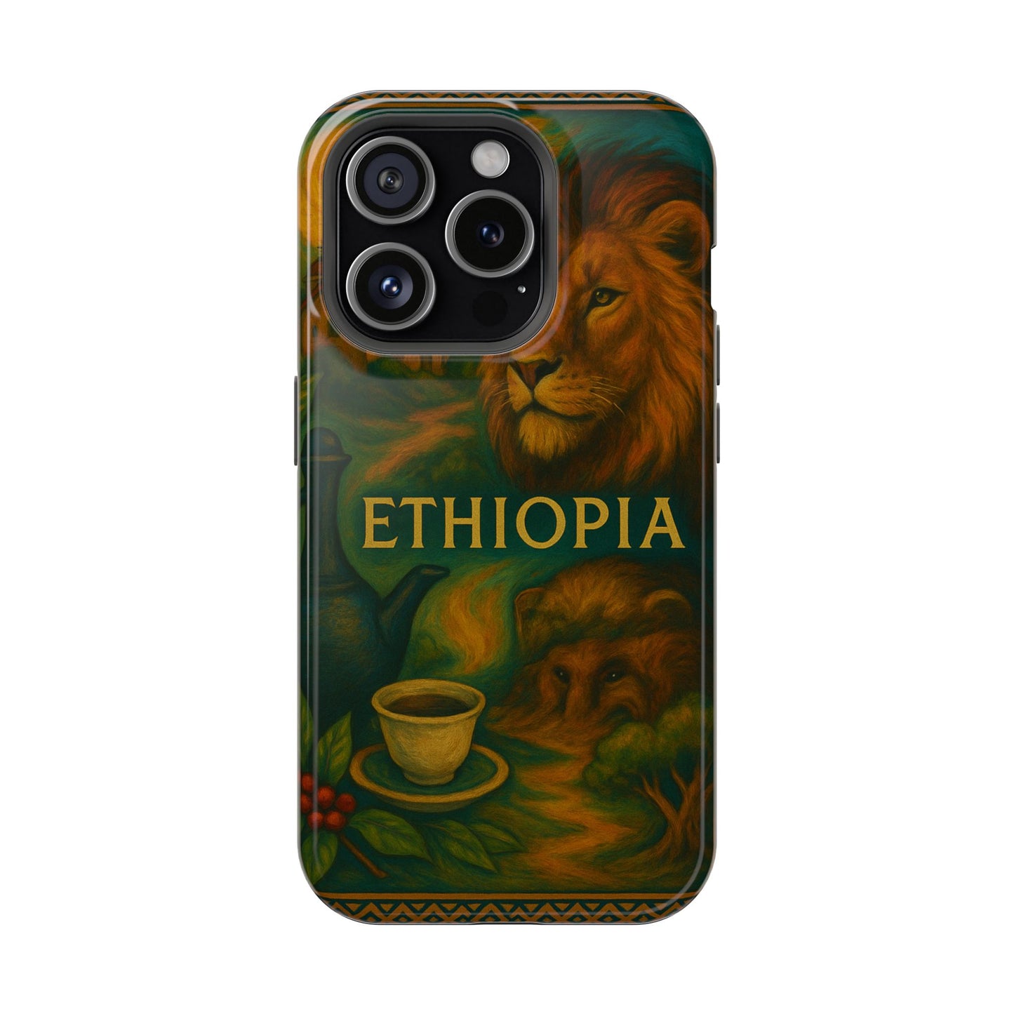 "Reinforced Magnetic Case Ethiopia – Sacred Land and Ancestral Soul"