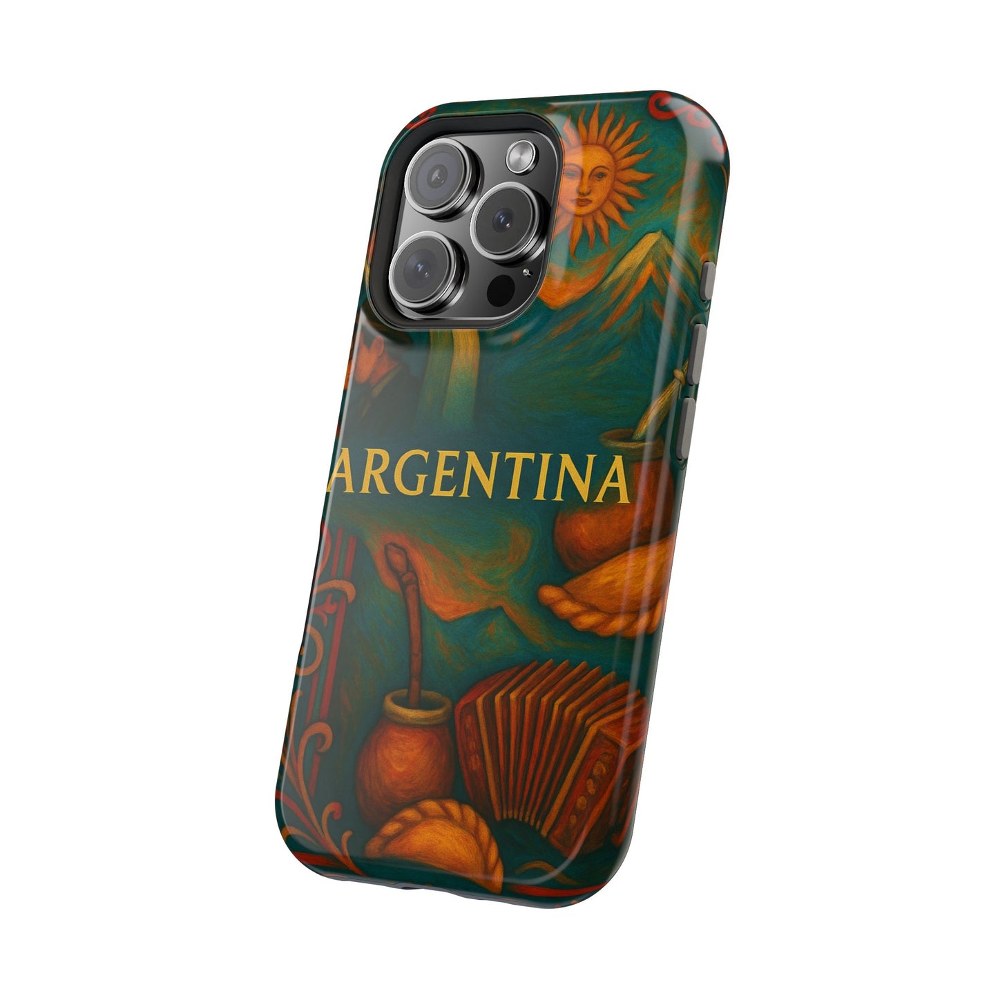 "Funda Magnética Reforzada Argentina: Pasión, Tradición y Tierra de Sueños🔥🏞️"