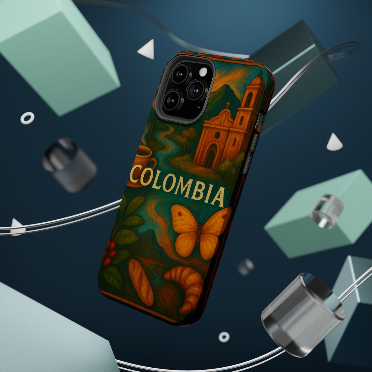 "Funda Magnética Reforzada Colombia: Magia de Colores, Café y Tradición ☕🎨🌄"