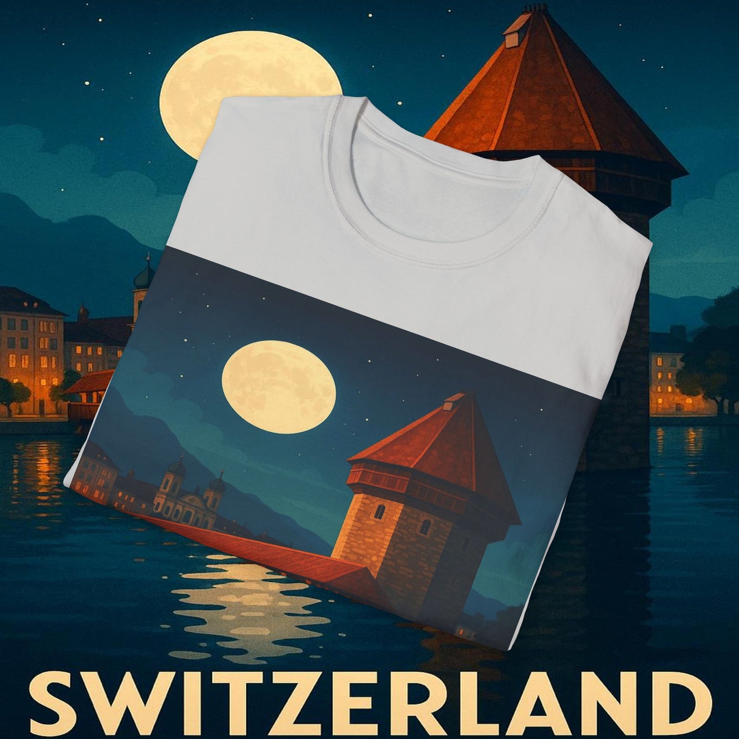 "Camiseta suiza❄️ – Tierra de montañas majestuosas y precisión legendaria"