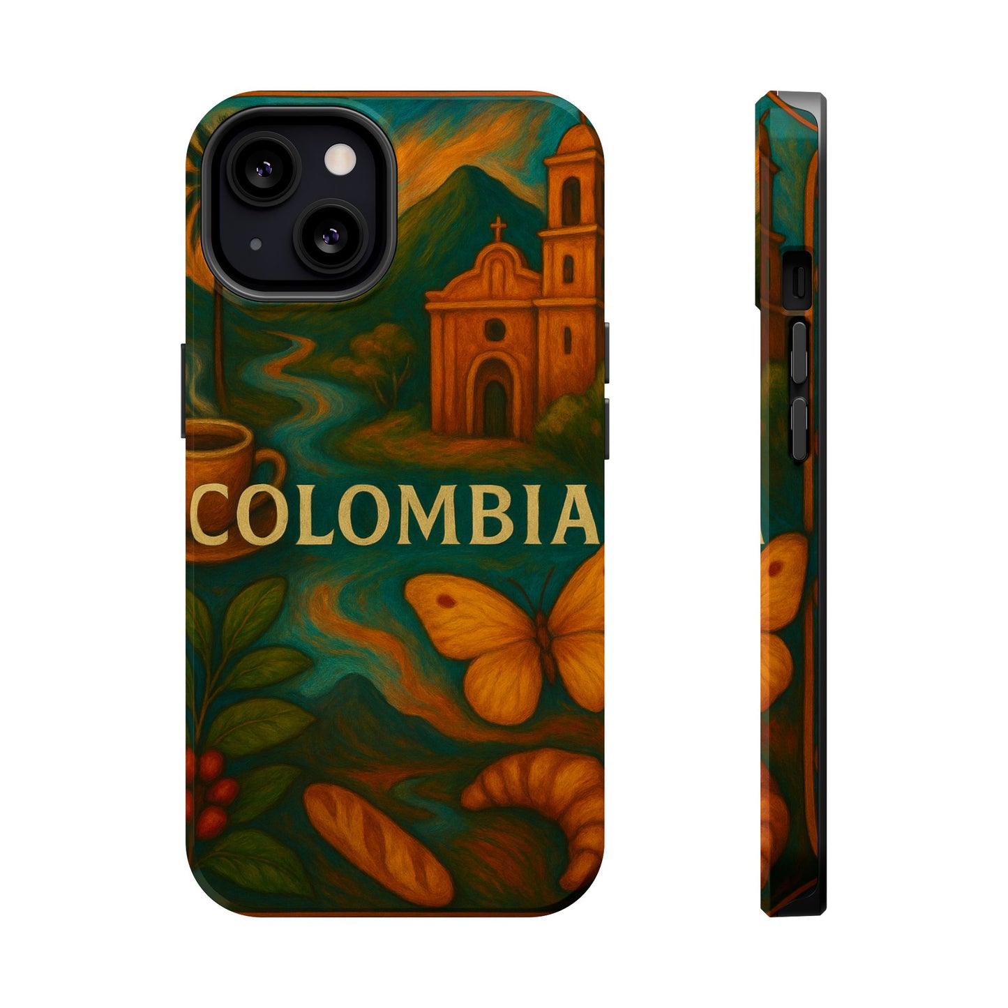 "Funda Magnética Reforzada Colombia: Magia de Colores, Café y Tradición ☕🎨🌄"