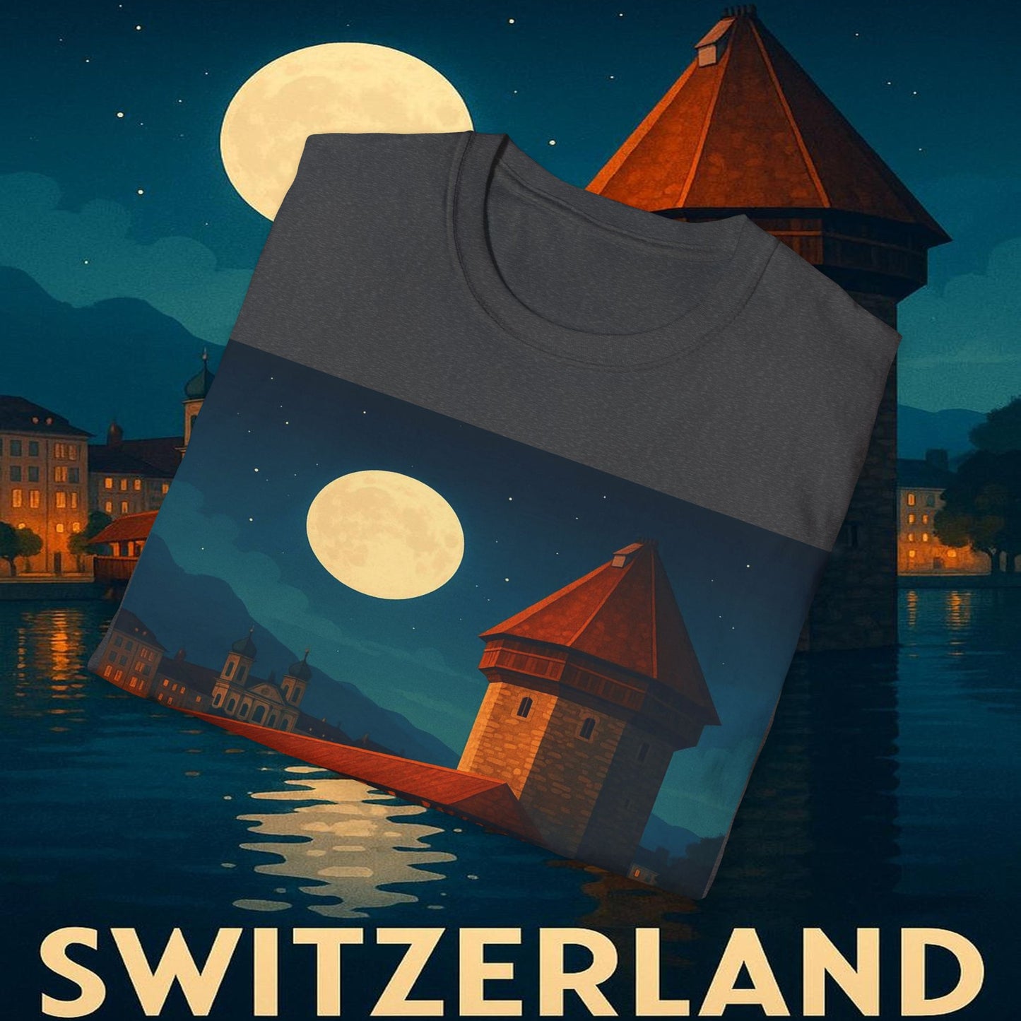 "Camiseta suiza❄️ – Tierra de montañas majestuosas y precisión legendaria"