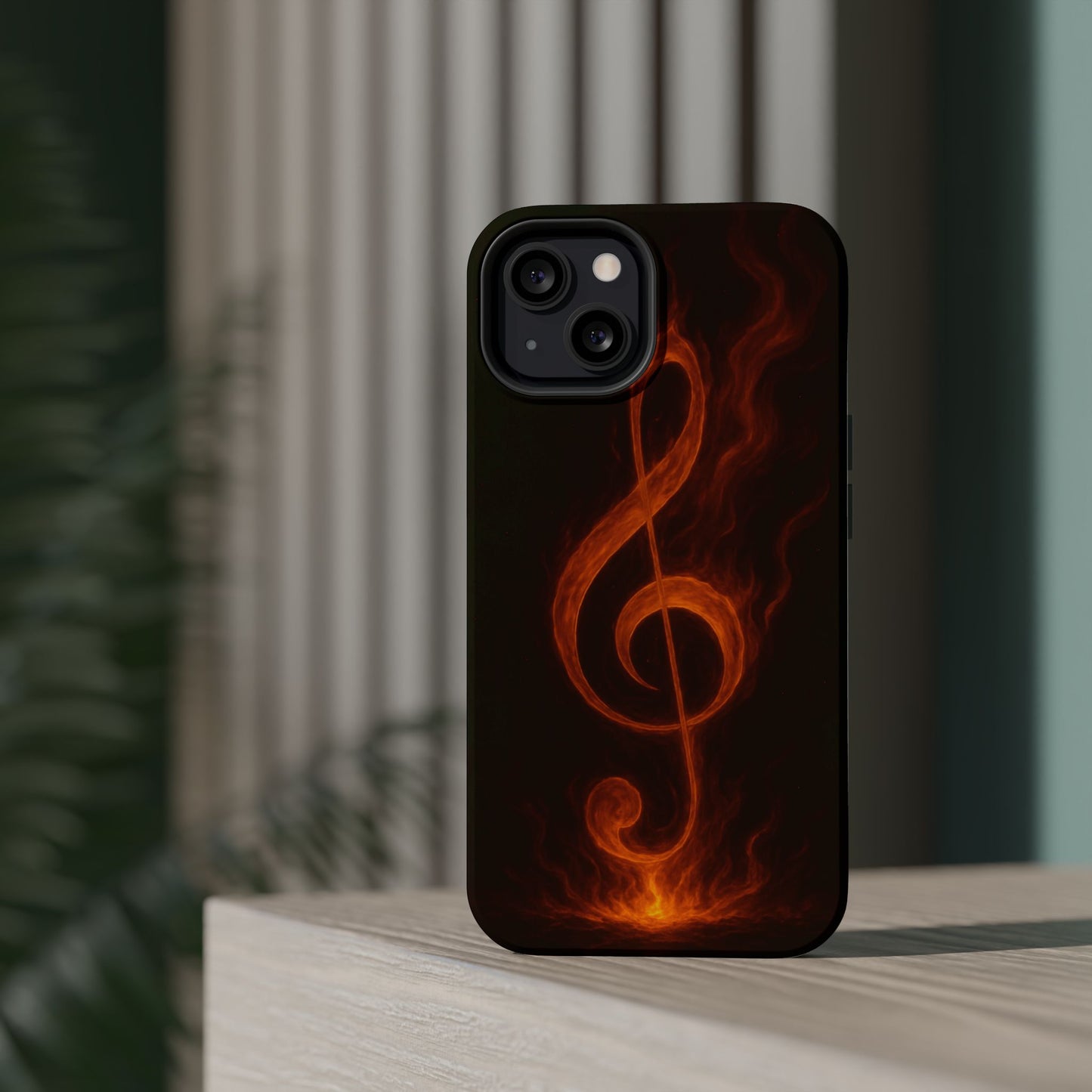 "Reinforced Magnetic Case Reinforced Magnetic Treble Clef 🎼🔥Where a note is born... a flame is born.” 🔥🎼