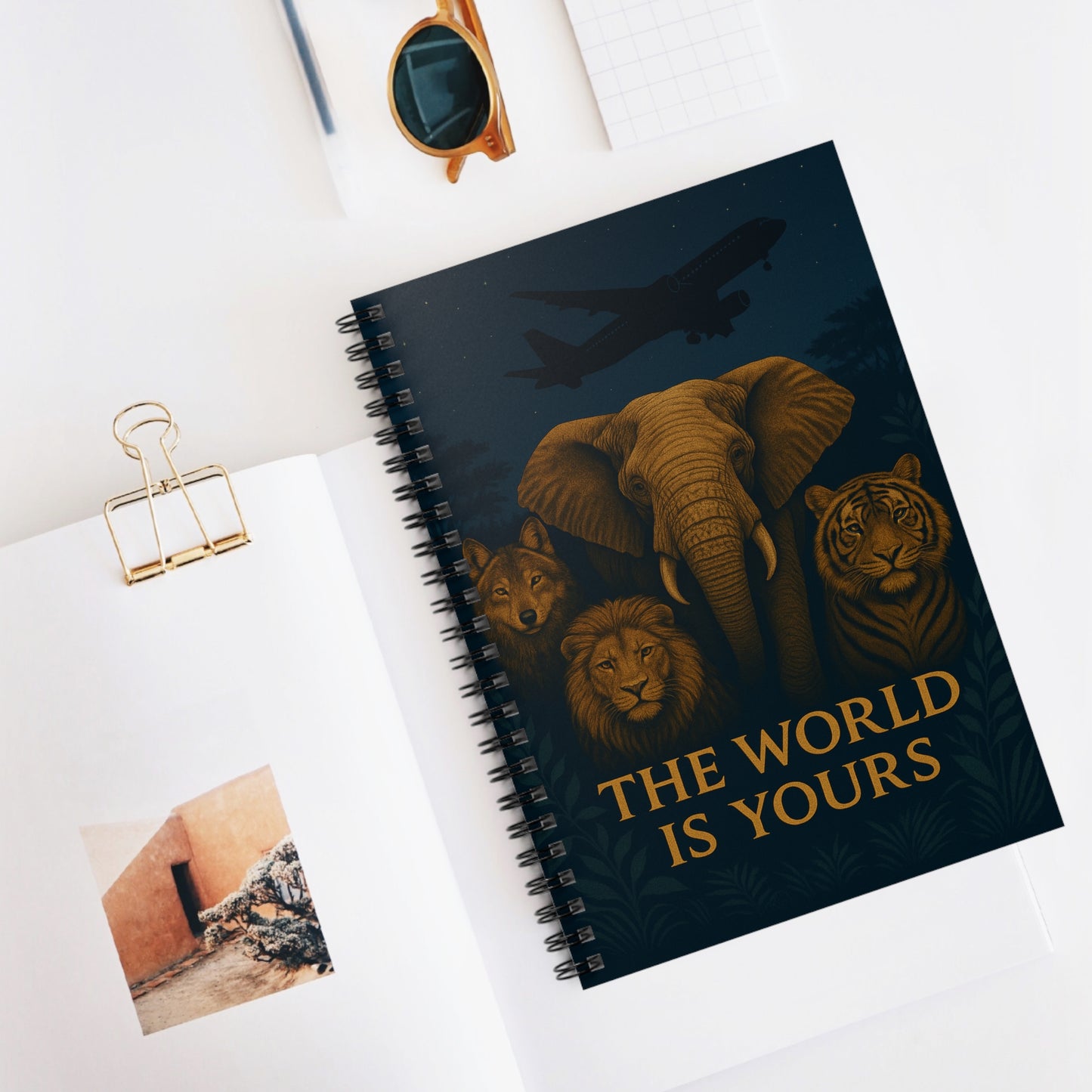 “Libreta El mundo es tuyo"🌍✨