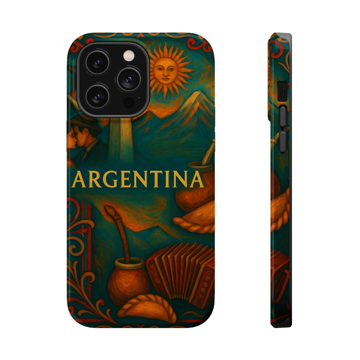 "Funda Magnética Reforzada Argentina: Pasión, Tradición y Tierra de Sueños🔥🏞️"