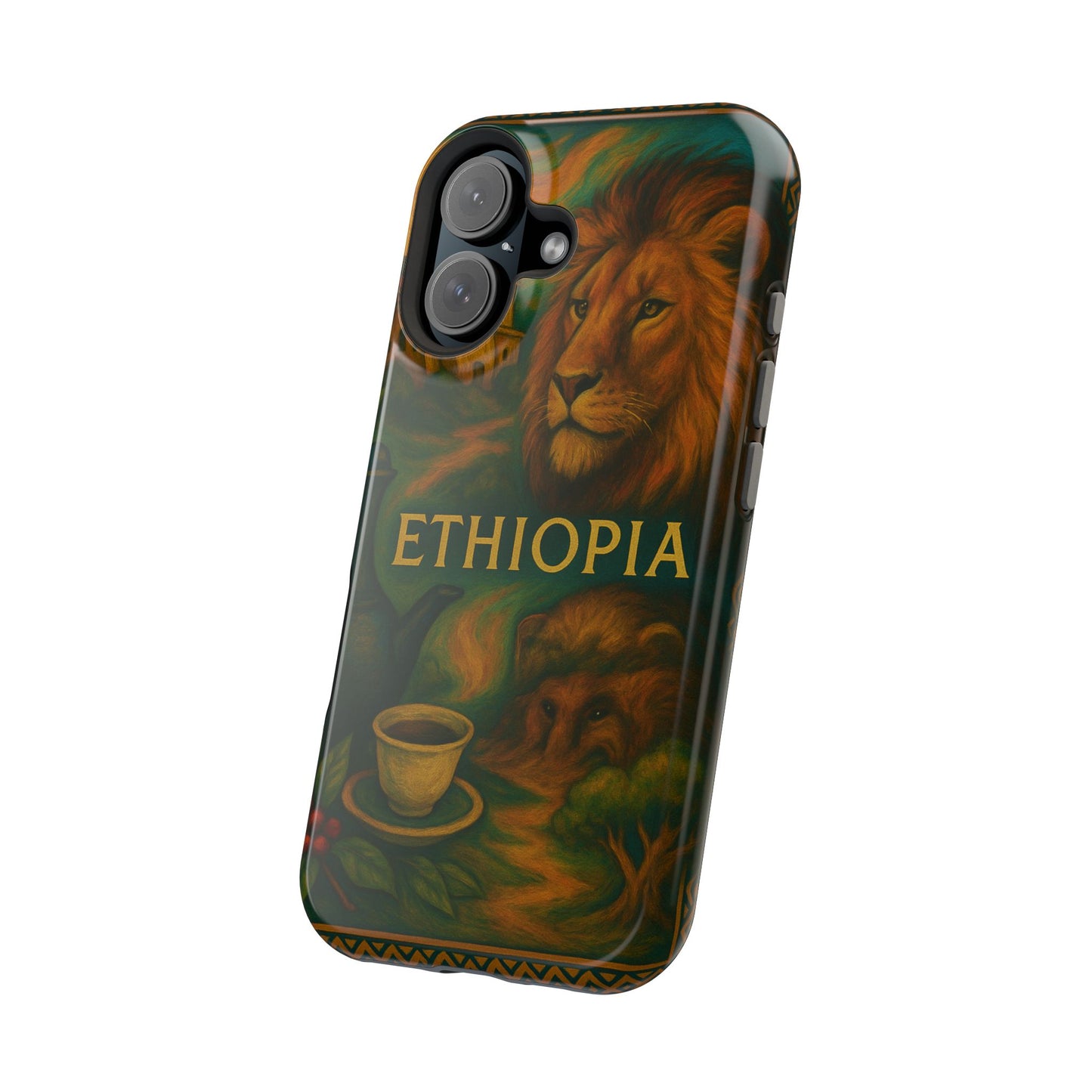 "Reinforced Magnetic Case Ethiopia – Sacred Land and Ancestral Soul"
