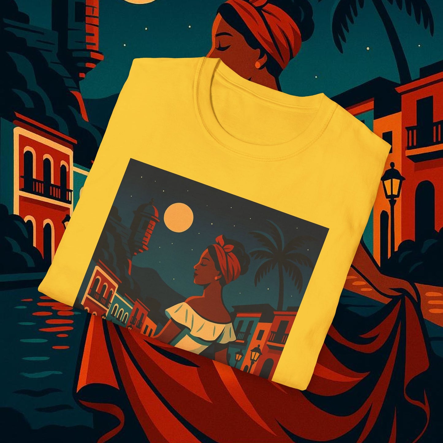 "Camiseta Puerto Rico – Ritmo, alma y color caribeño"