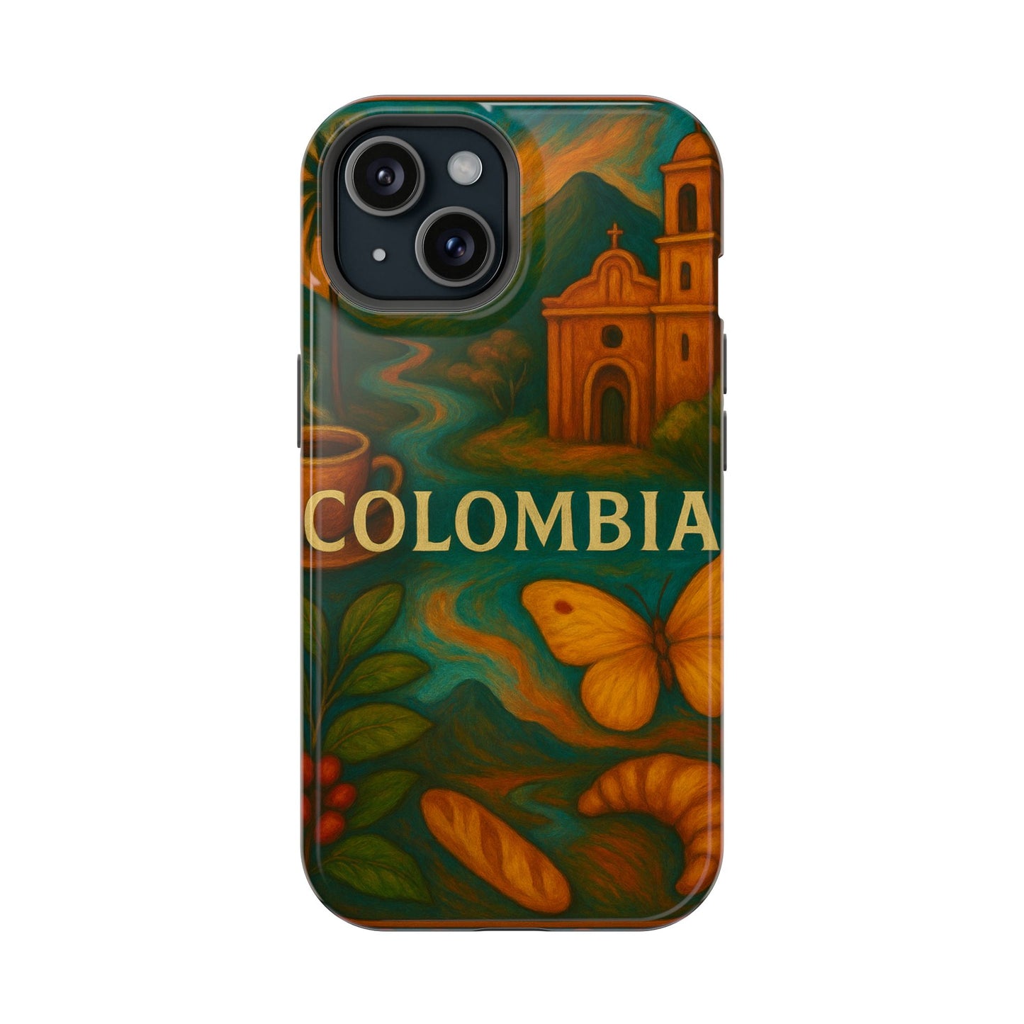 "Funda Magnética Reforzada Colombia: Magia de Colores, Café y Tradición ☕🎨🌄"