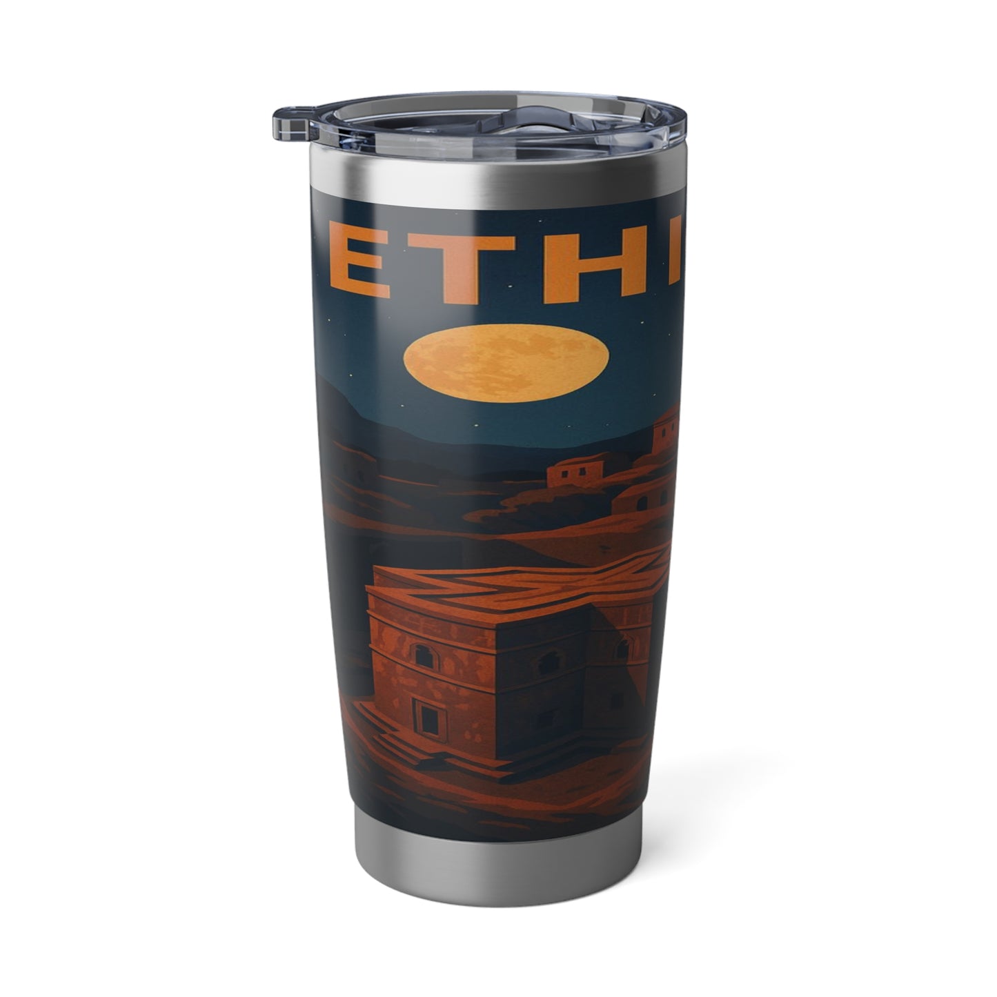 "Vaso Térmico Vagabond 20oz Etiopía – Tierra sagrada y alma ancestral"
