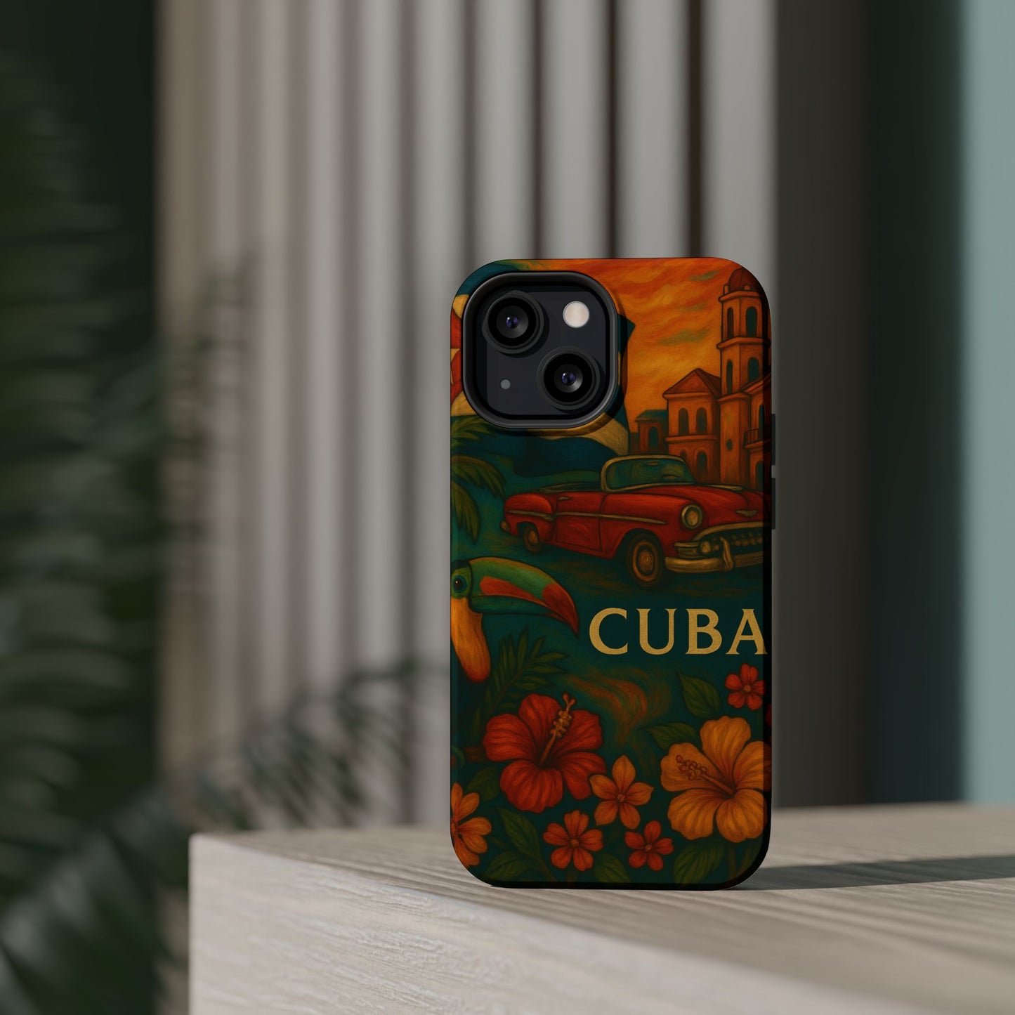 "Reinforced Magnetic Case Reinforced Magnetic Case Cuba: Rhythm, History and Caribbean Charm 🎺🚗🌴"