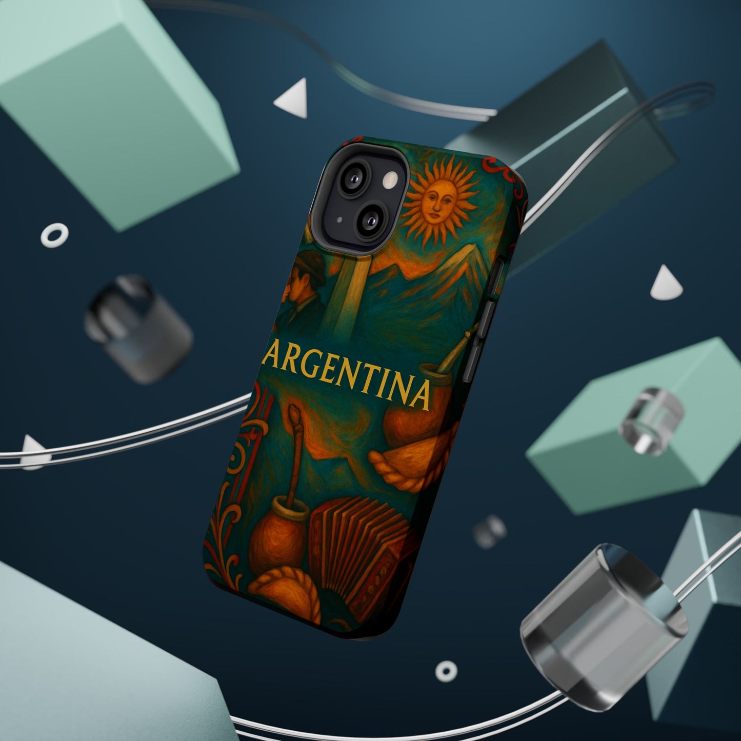 "Funda Magnética Reforzada Argentina: Pasión, Tradición y Tierra de Sueños🔥🏞️"