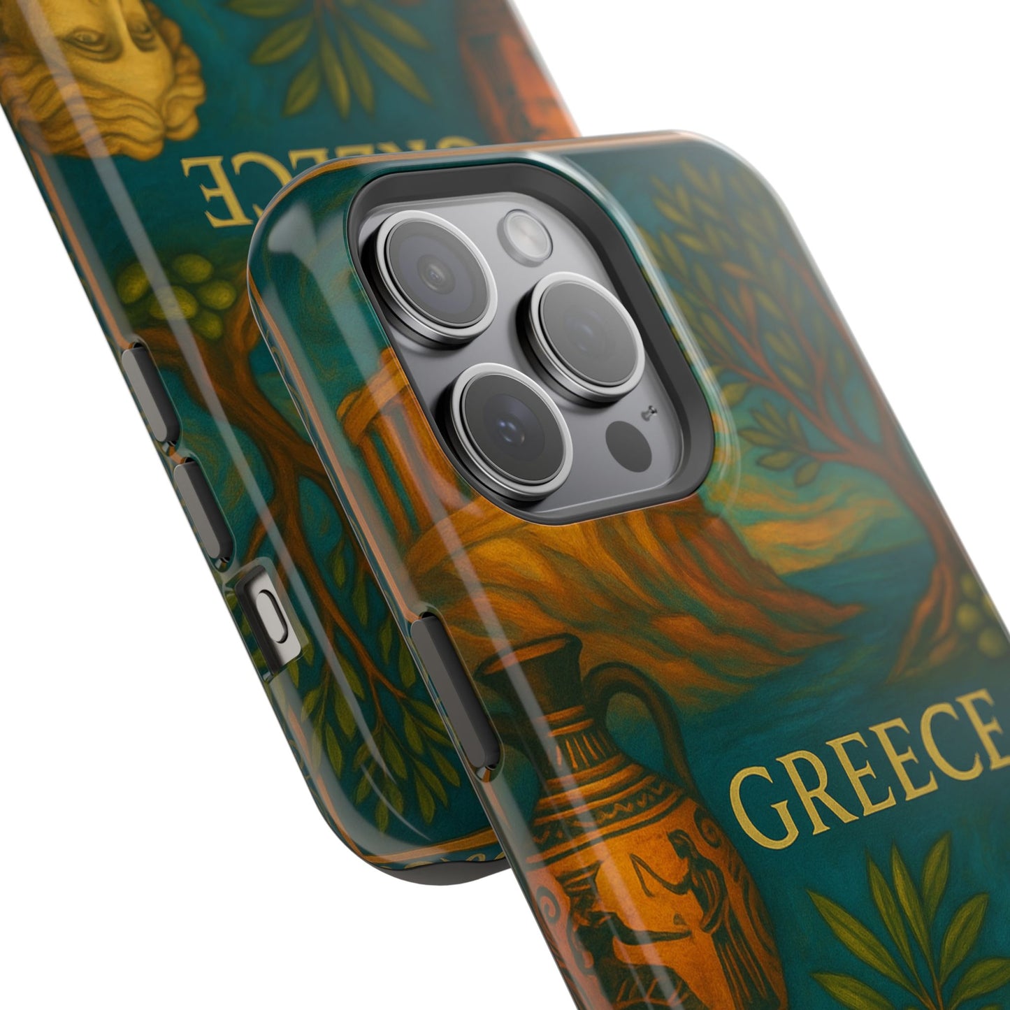 "Funda Magnética Reforzada Magnética Reforzada Grecia: Cuna de Dioses, Maravillas y Filosofía 🌊🏛️⚡"