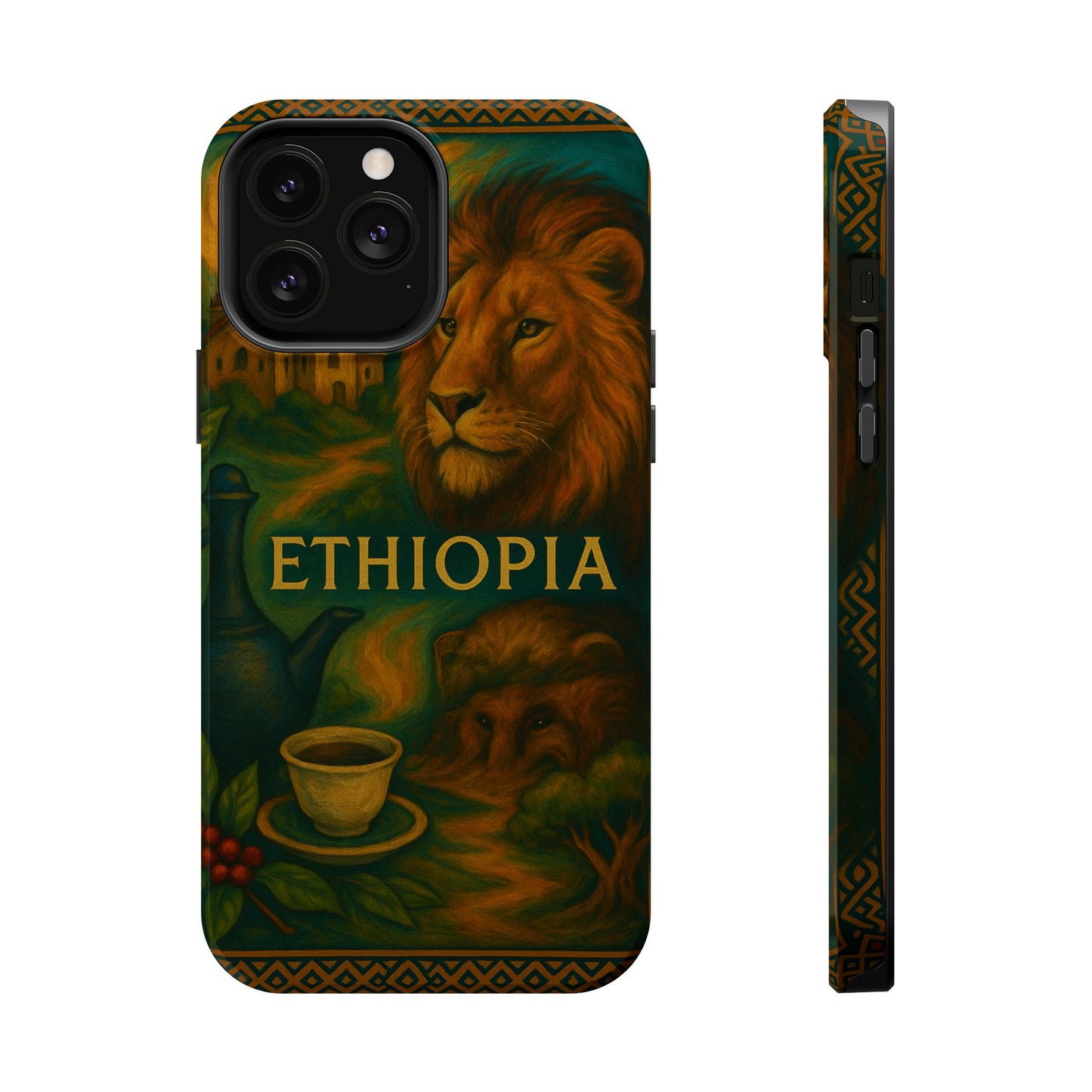 "Reinforced Magnetic Case Ethiopia – Sacred Land and Ancestral Soul"